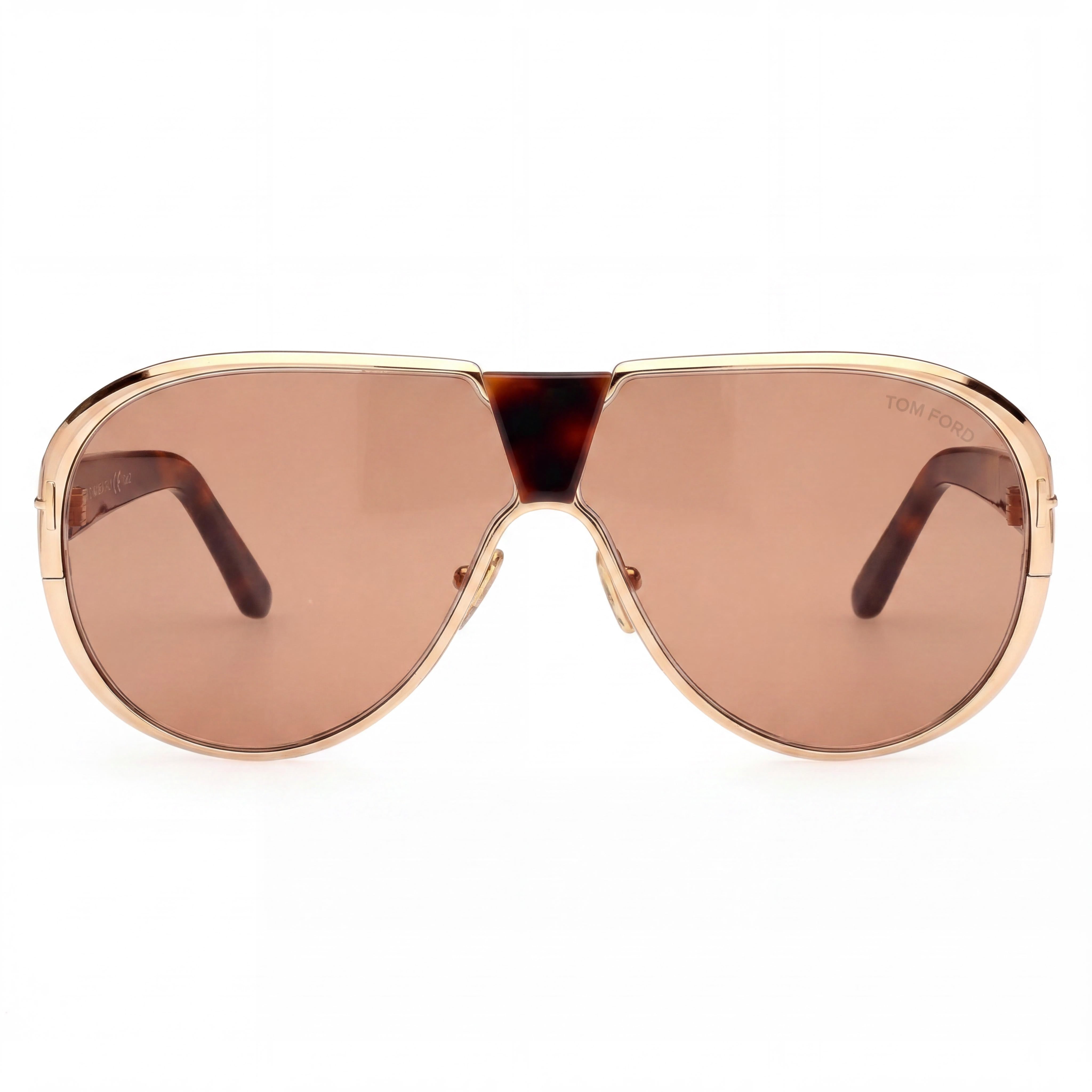 Gafas de sol deportivas clásicas unisex Tom Ford con montura multicolor y lentes de policarbonato con protección UV de 64 mm, Photo 2