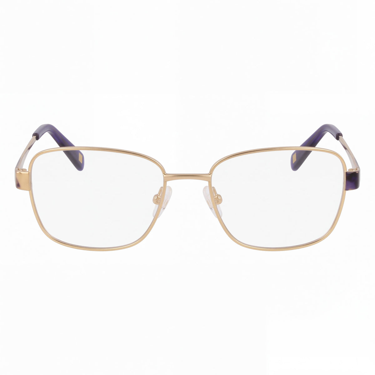 Nine West Nw1068 Gold Metal Women's Prescription Ready Optical Frames with Clear Demo Lenses, Size 51-17-135, Photo 2