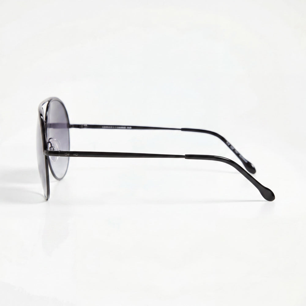 Isabel Marant Women's Classic Black Stainless Steel Non-Polarized Sunglasses Dark Grey Shaded 62mm