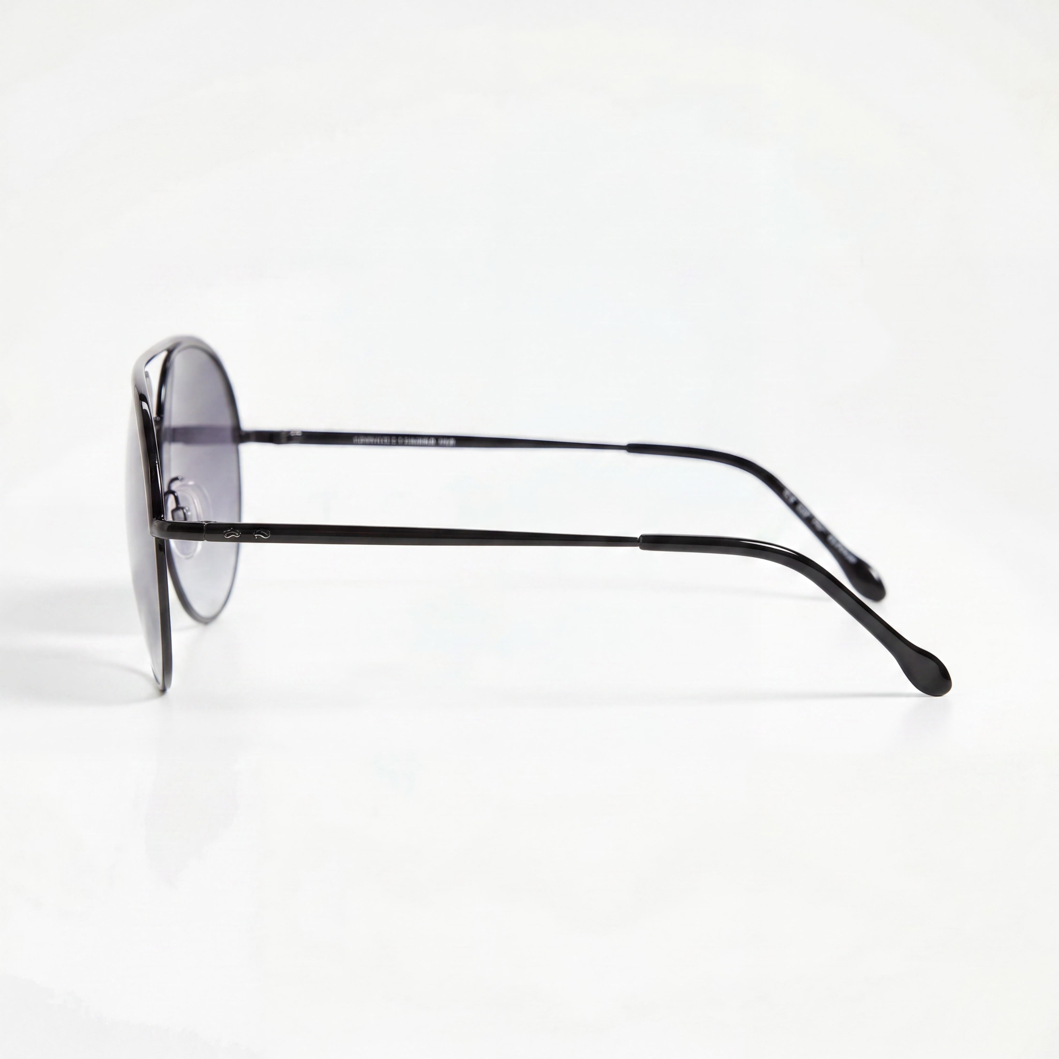 Gafas de sol Isabel Marant clásicas negras de acero inoxidable no polarizadas para mujer, con lentes grises oscuras degradadas de 62 mm, Photo 3