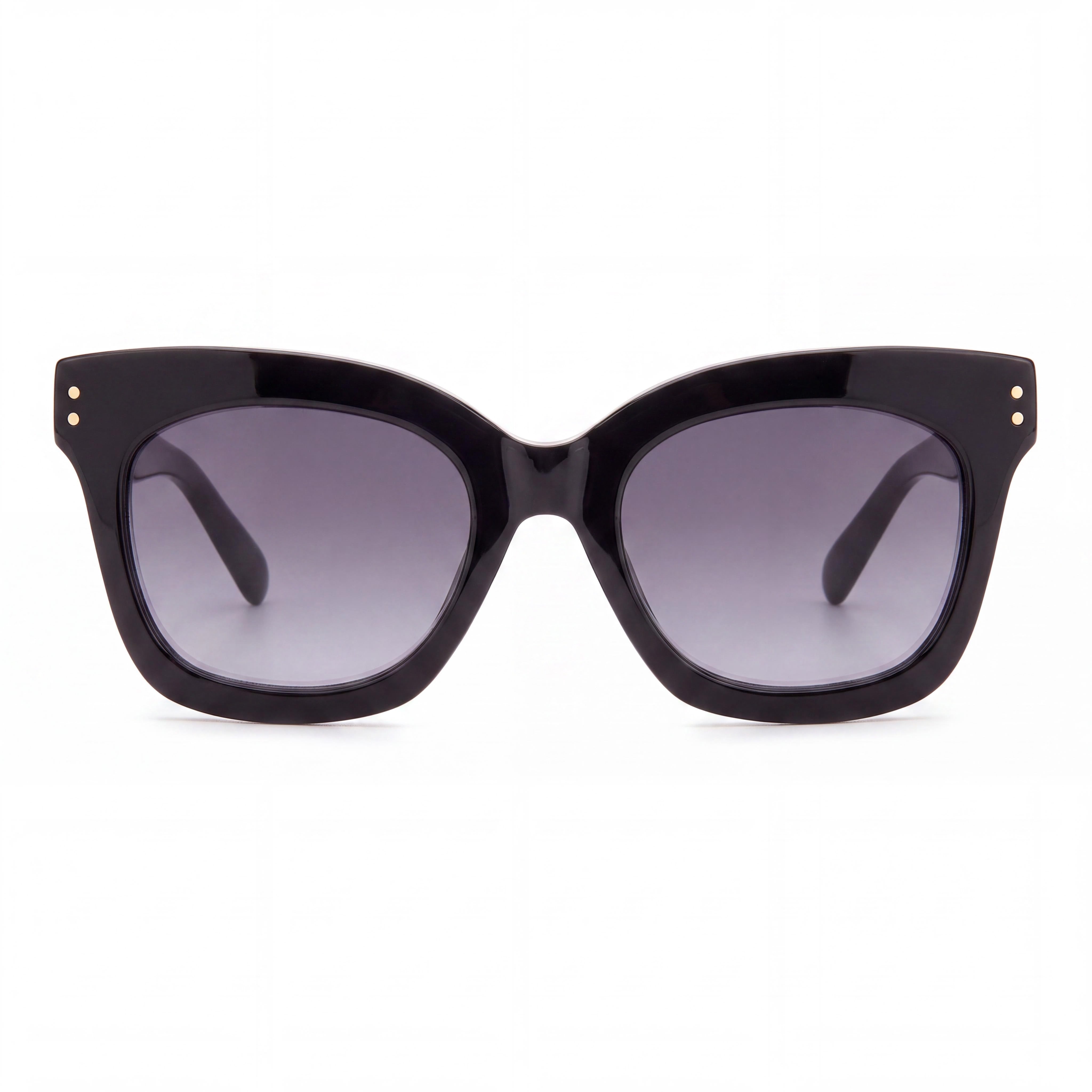 Fossil Gafas de Sol de Mujer Fos 3153/G/S de Propionato de Celulosa Negro, Lentes Gris Oscuro Jaspeado, 52mm, Photo 2