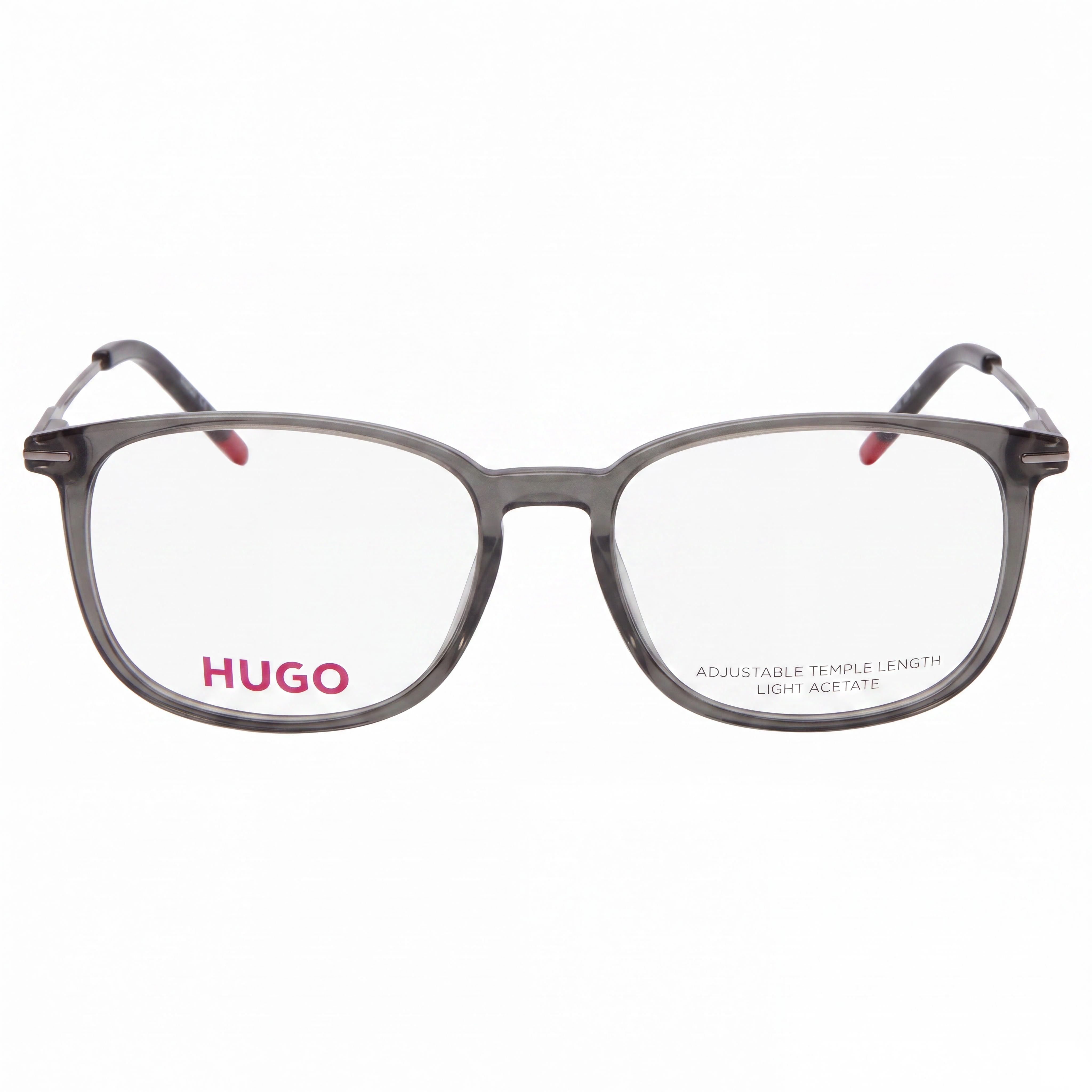 HUGO Hg 1205 Unisex Sunglasses with Magnesium Frame and Grey Polycarbonate Non-Polarised Lenses 52mm, Photo 2