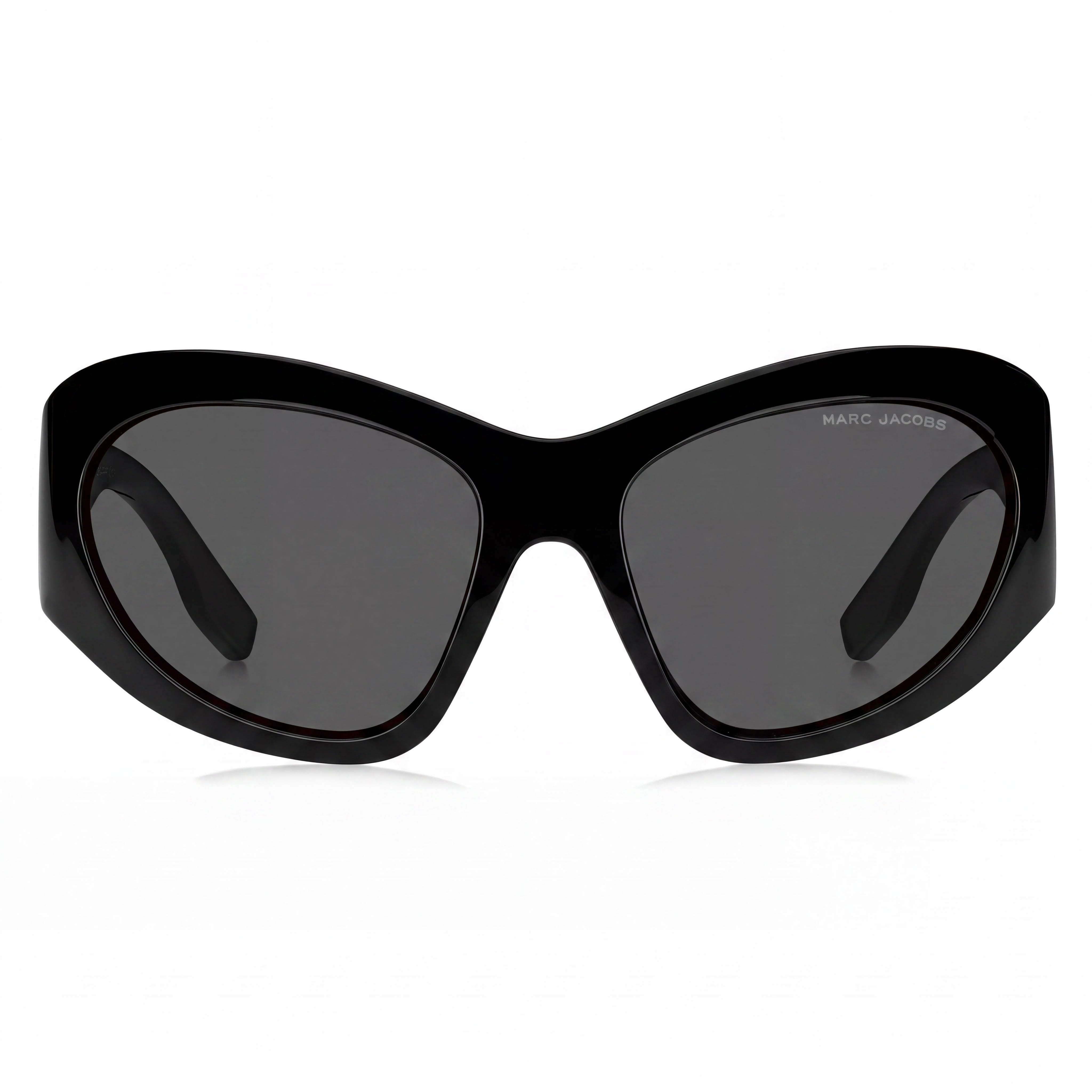 Marc Jacobs Casual Women's Black Grey Polyamide Frame Polycarbonate Lens Non-Polarized Sunglasses 62-18-120mm, Photo 2