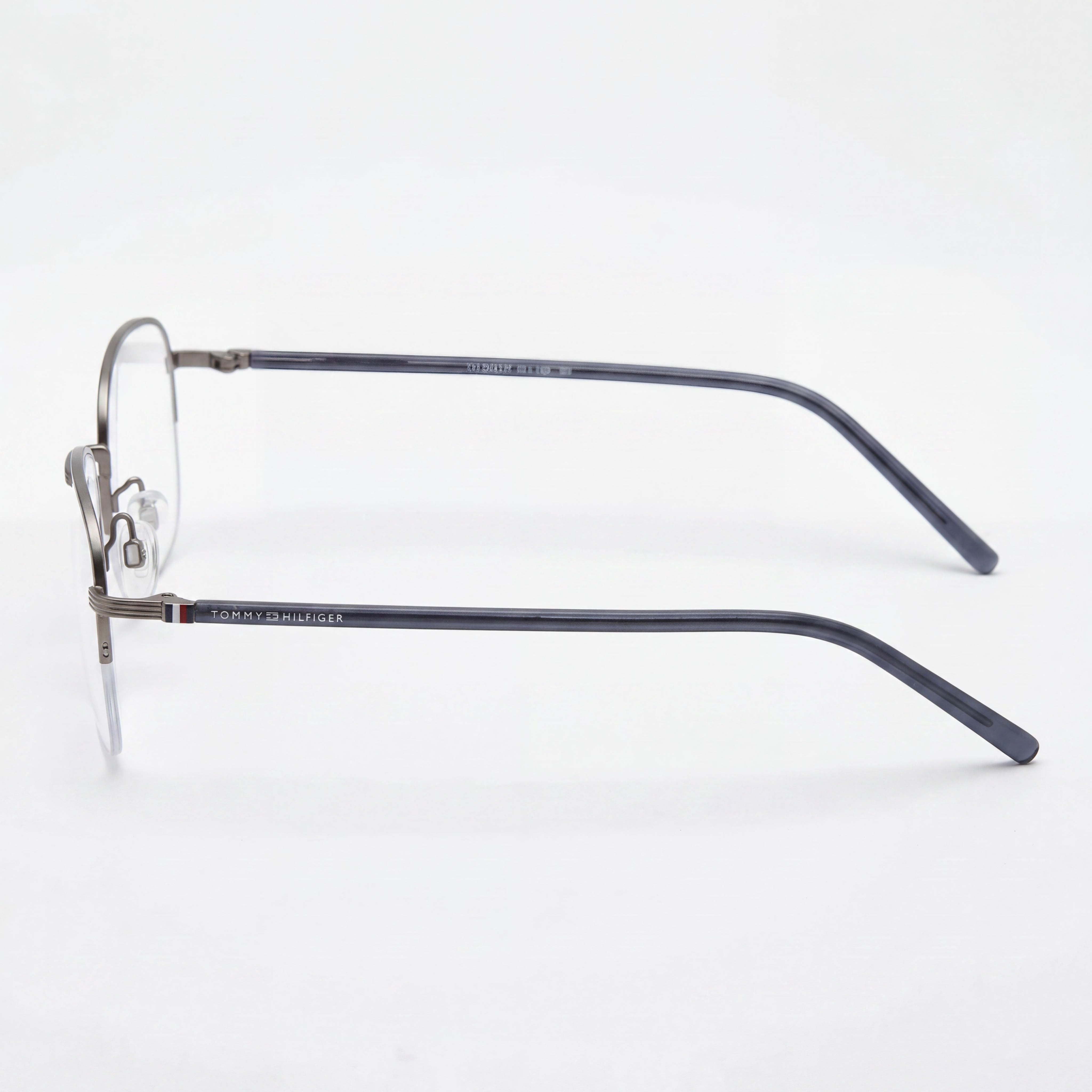Tommy Hilfiger Modern Unisex Sunglasses with Matte Ruthen Alloy Steel Frame, Non-Polarized Lenses, 54mm, Photo 2