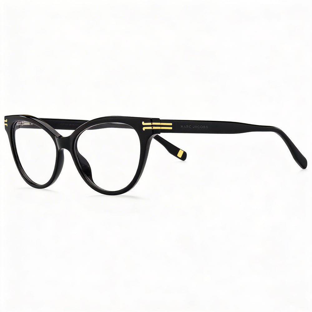 Gafas de sol Marc Jacobs Mj 1060 Cat Eye de acetato negro para mujer, 52 mm