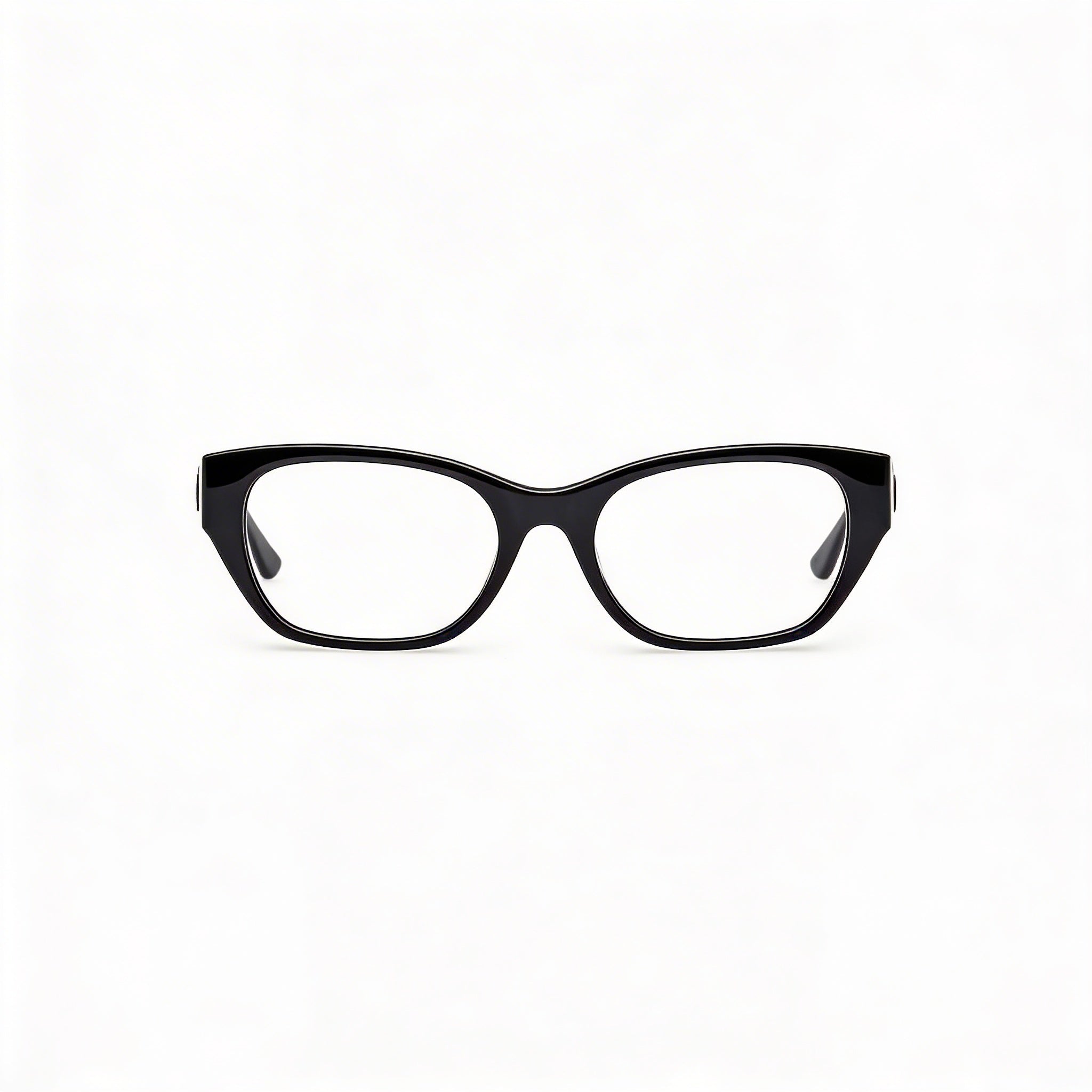 Gafas de vista GUESS Gu50304 para mujer con montura de plástico negro brillante y lentes de policarbonato transparente de 52 mm, Photo 3