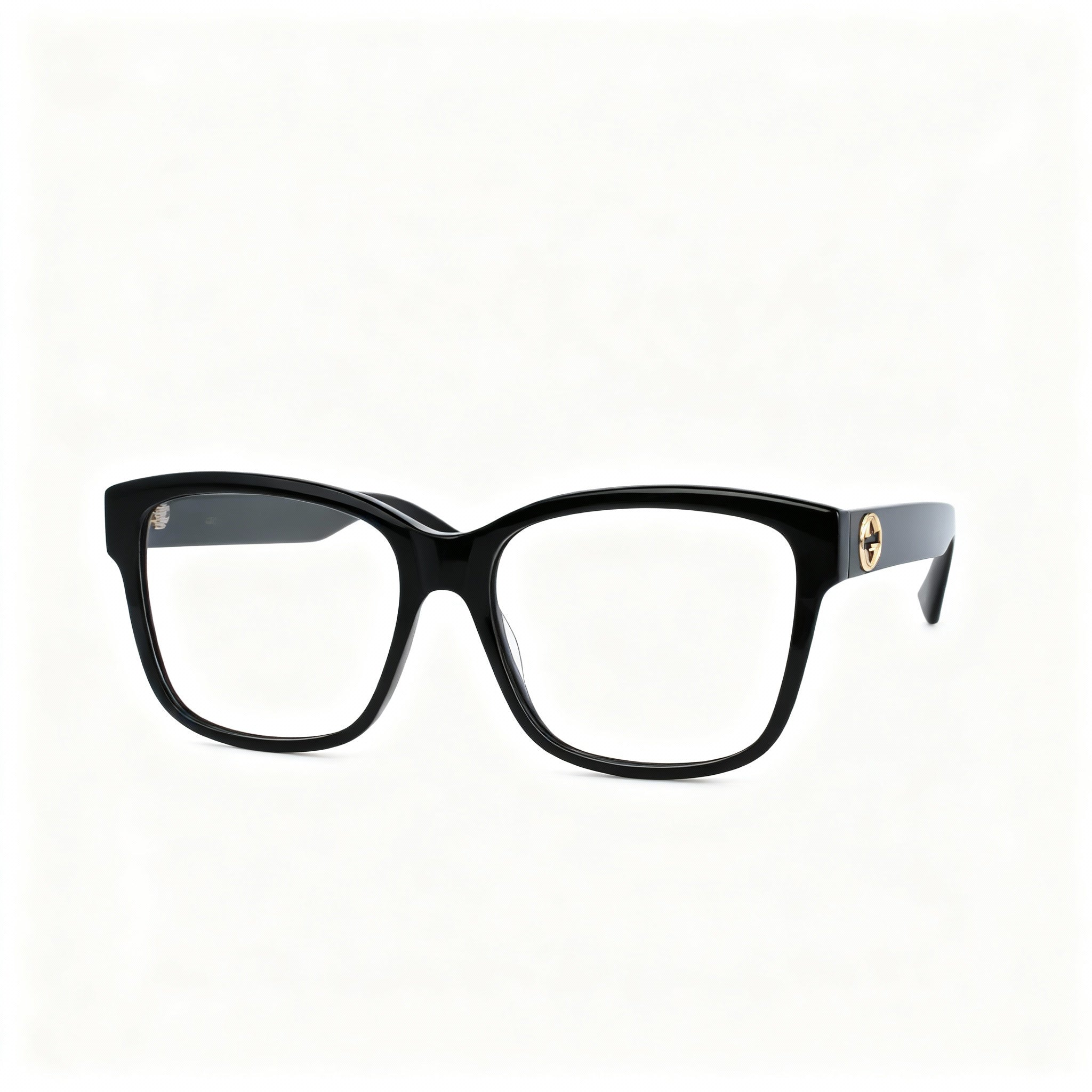 Gafas Gucci Gg0038on 001 para mujer, montura cuadrada de acetato negro, sin polarizar, 54-17-140 mm, Photo 2
