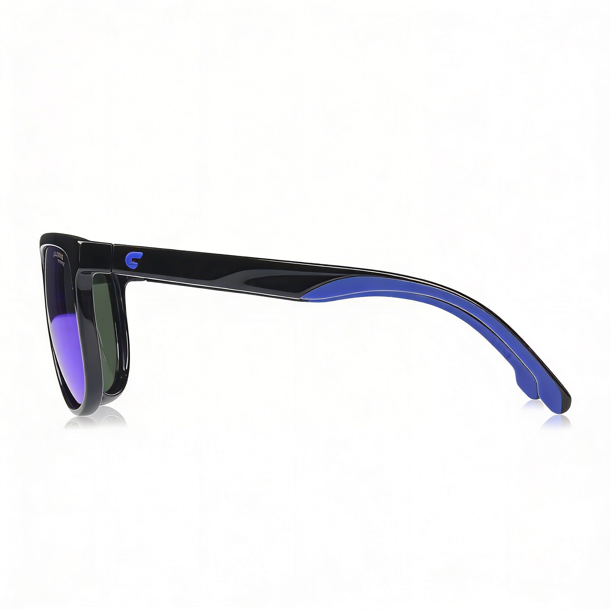 Carrera Modern Women's Black Blue Polyamide Frame Sunglasses with 100% UV Protection 58mm, Photo 3