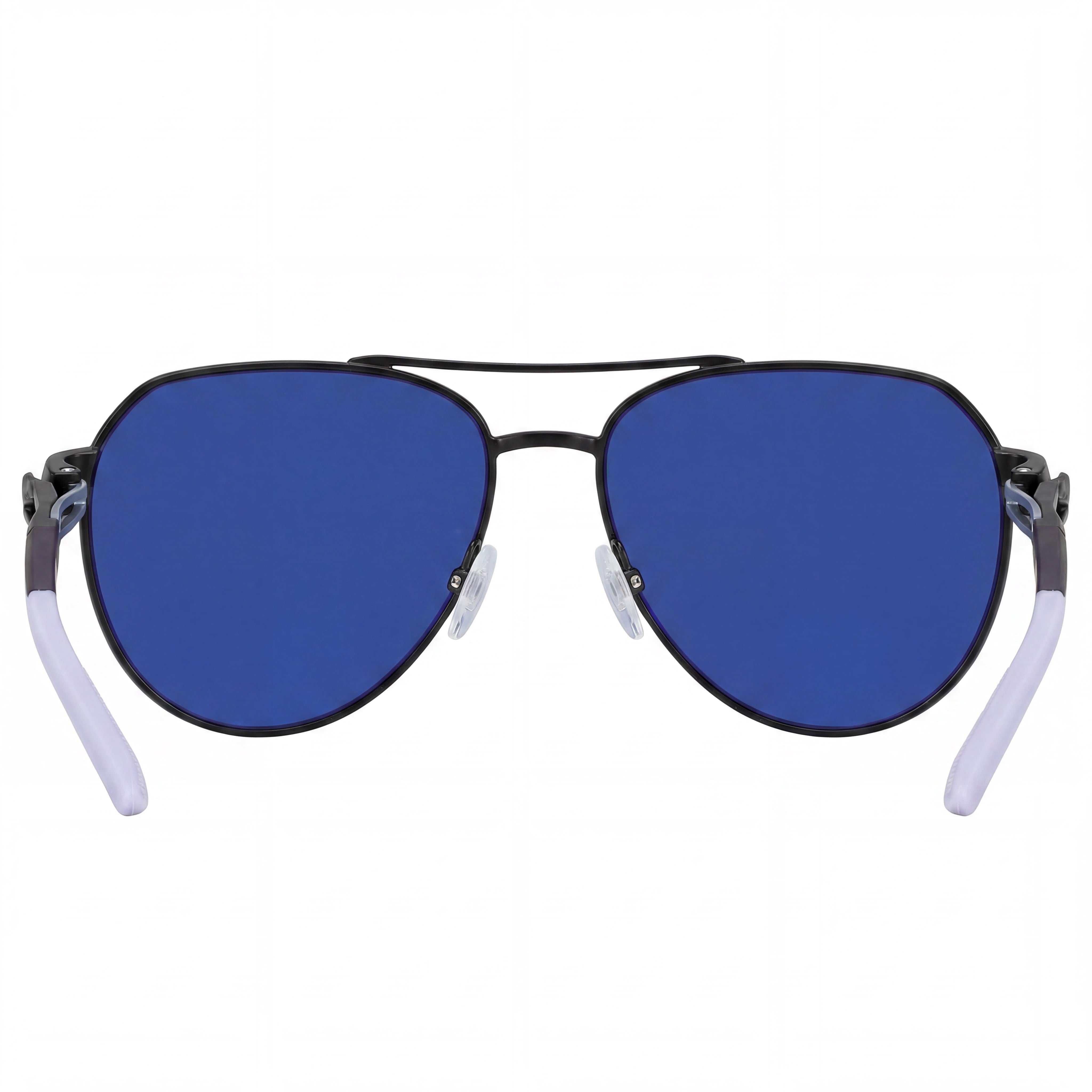 Gafas de sol unisex Nike CLUB NINE M DQ0924 de acero inoxidable, estilo wayfarers, no polarizadas, color negro satinado y gris ultravioleta, 60 mm, Photo 2