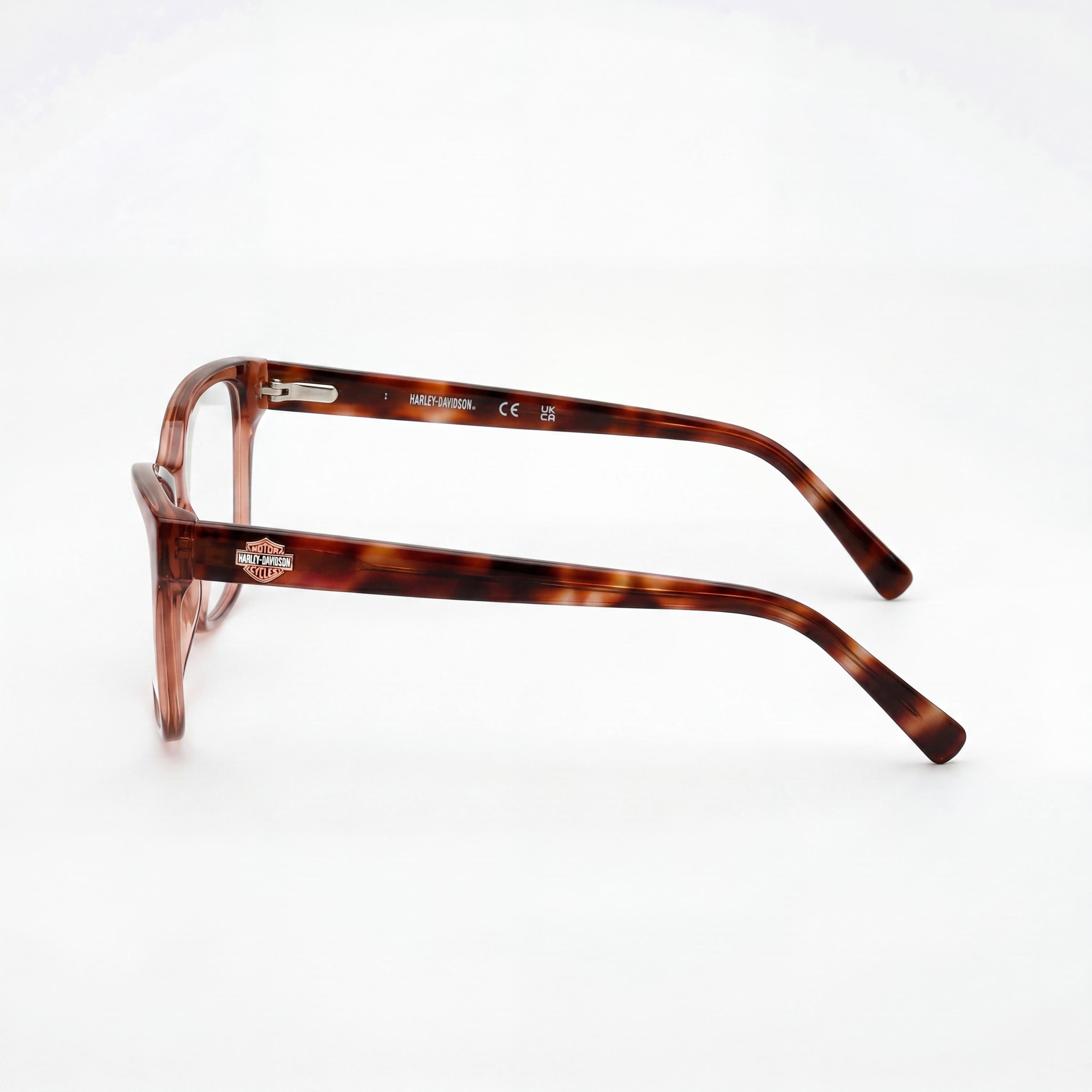 Gafas Harley-Davidson Hd50108 para mujer, ligeras, de plástico brillante rosa claro, 55 mm, Photo 2