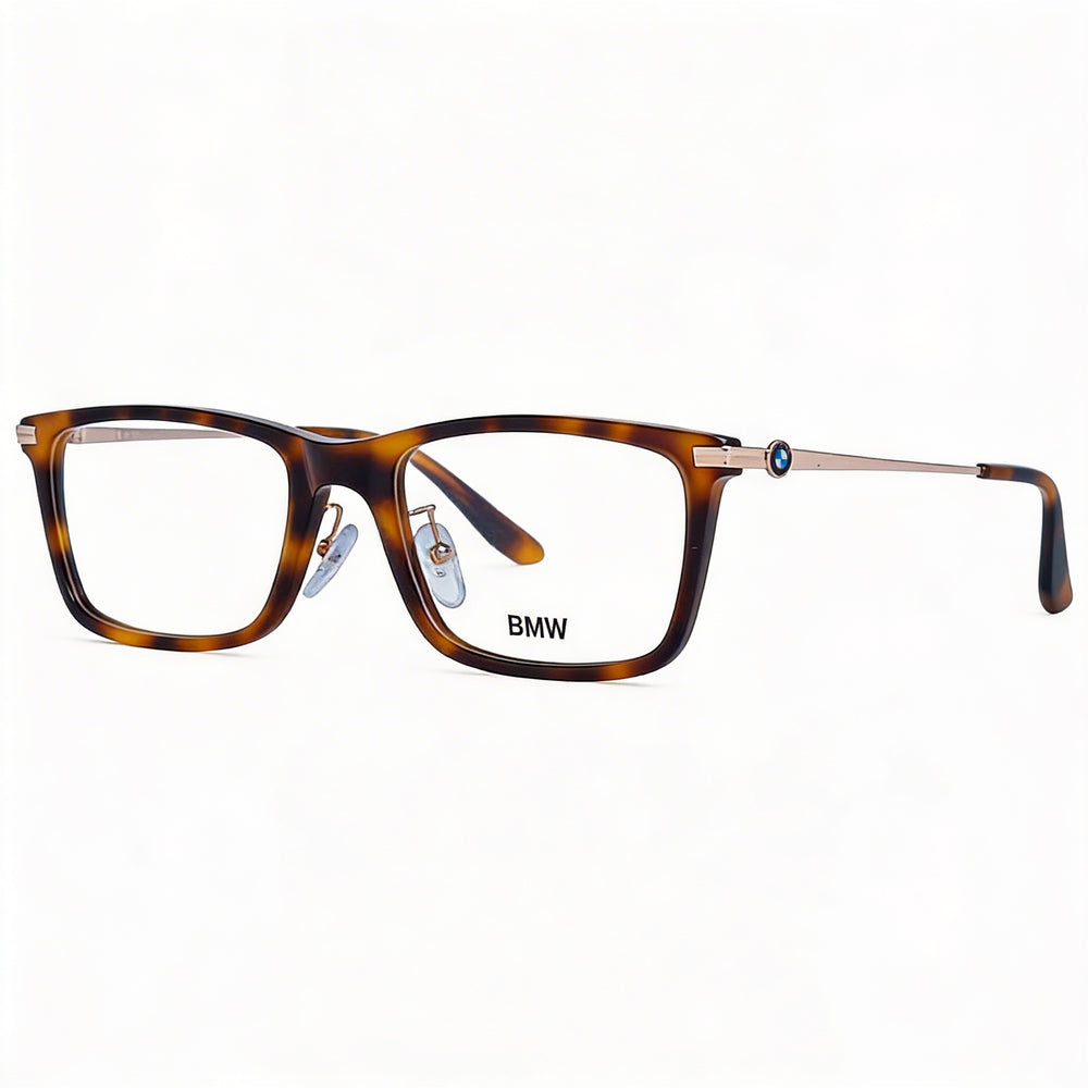 BMW Bw5020 Gafas de sol de plástico Havana oscuro para hombre Lente de 56 mm Puente de 20 mm Patilla de 145 mm