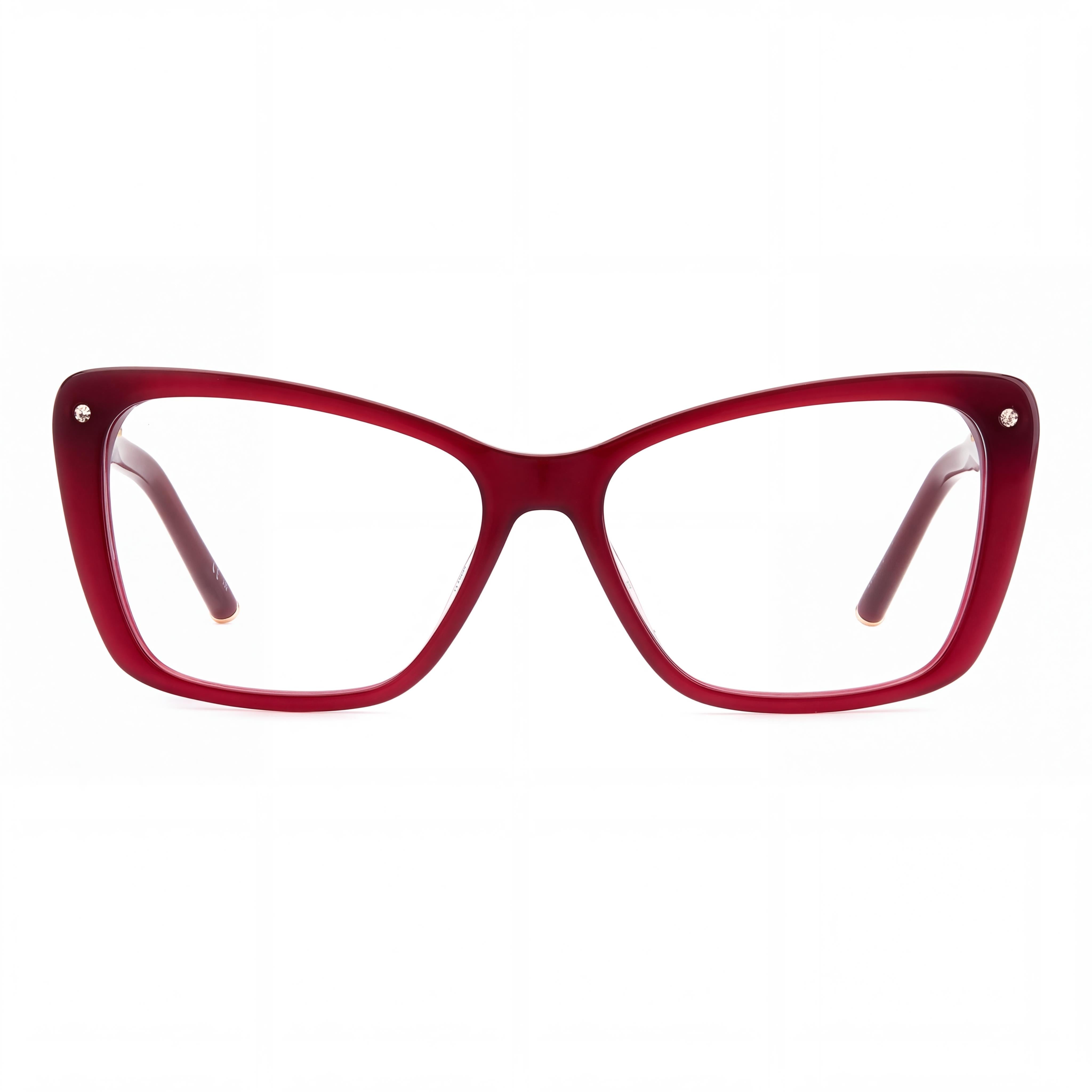 Carolina Herrera Her 0149 Women's Multicolored Plastic Frame Eyewear with Burgundy Lenses 53mm, Photo 2
