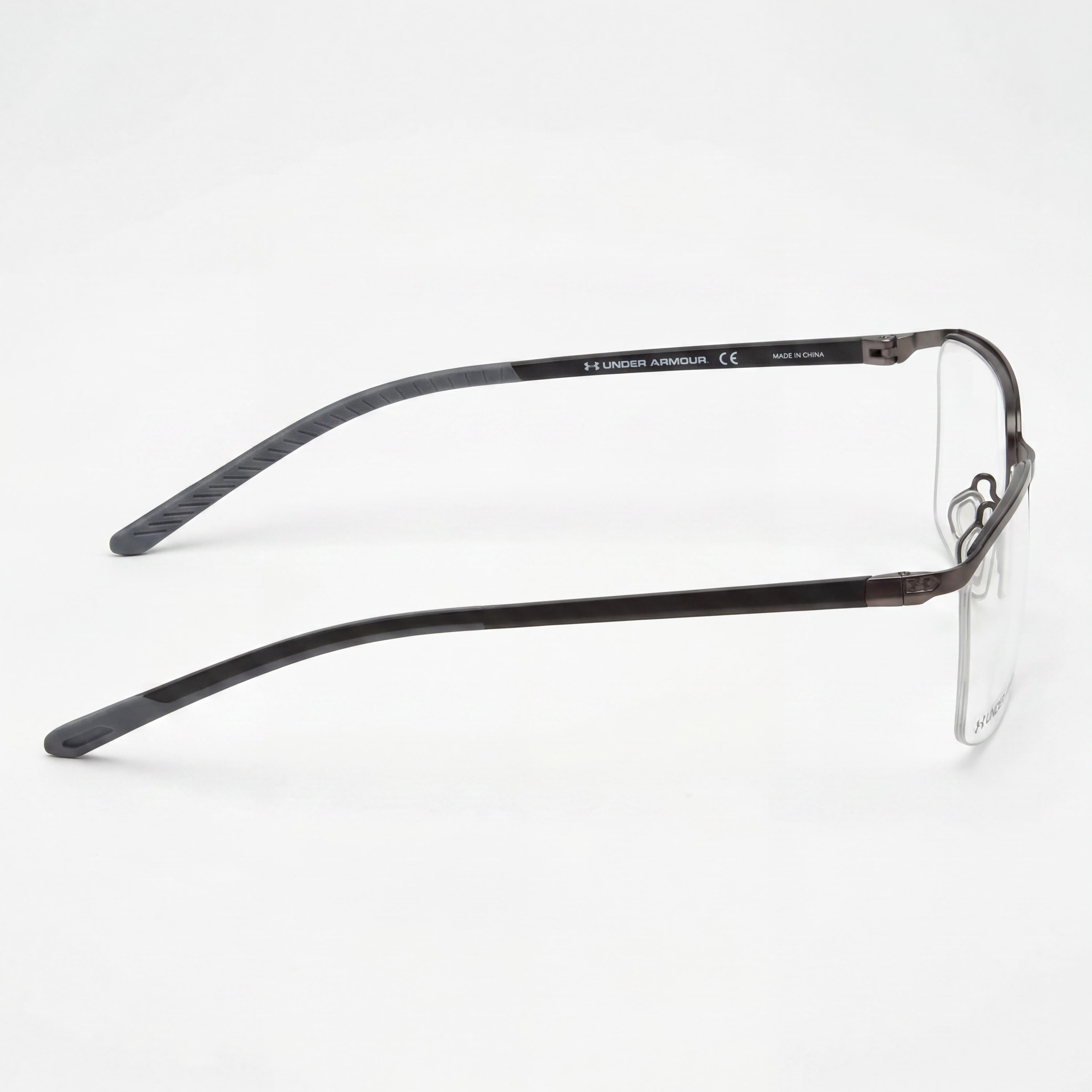 Under Armour Men's Ua 5002/G Metal Optical Eyeglasses with Non Lenses Dark Ruthenium 57mm, Photo 2