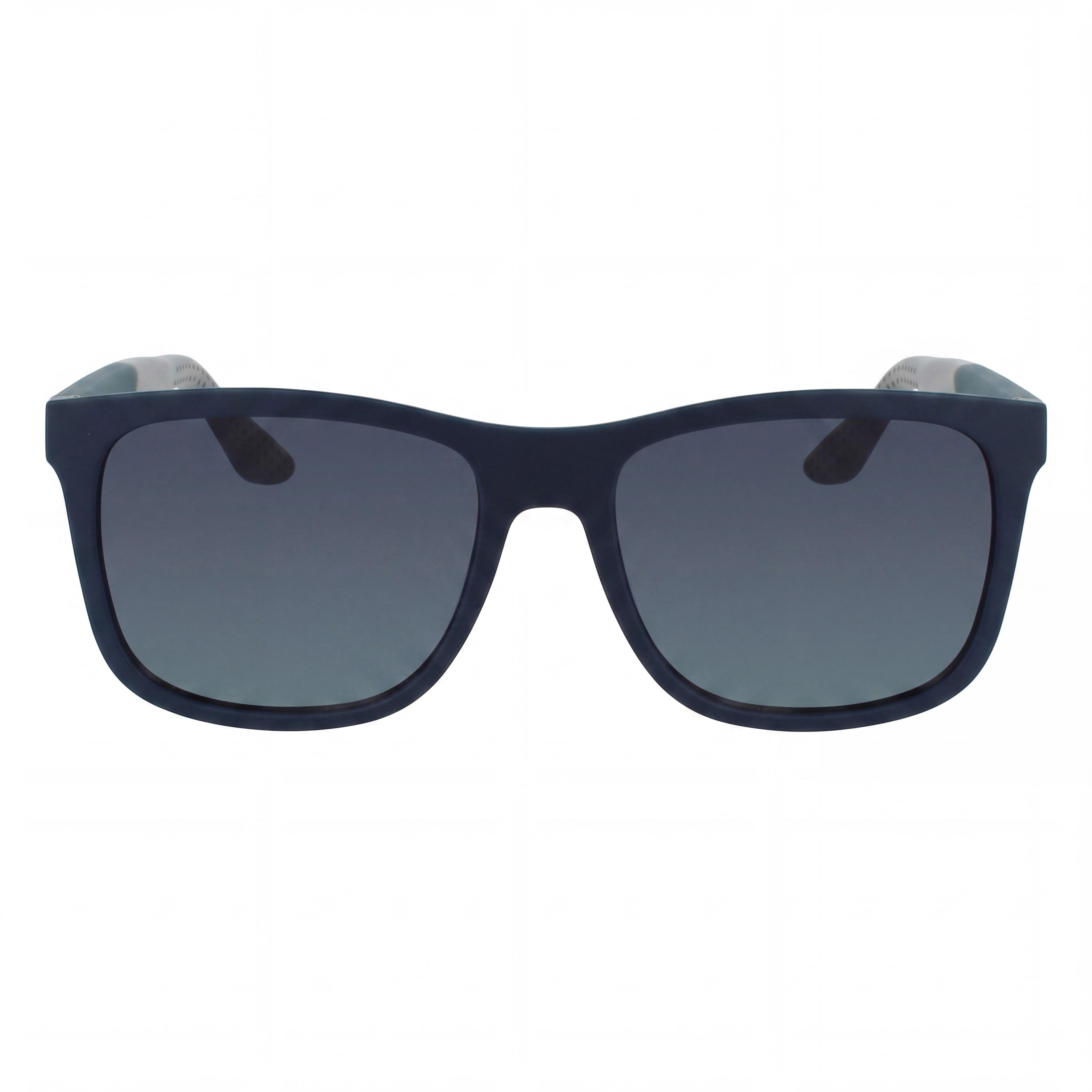 Salvatore Ferragamo SF1028S Modern Unisex Plastic UV Protection Sunglasses Black Grey Logo Frame Blue Non-Polarized Lens 56mm, Photo 2