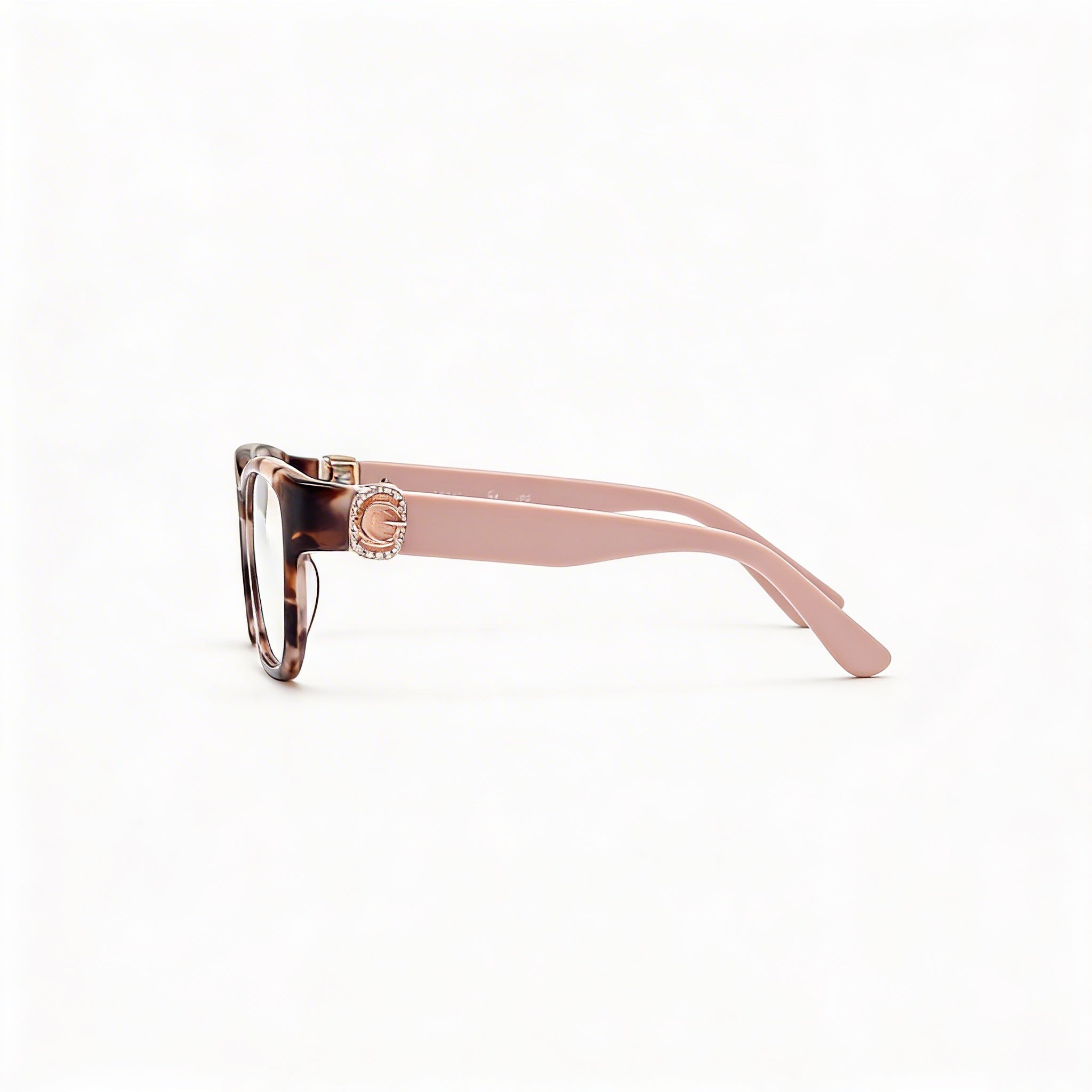Guess Gu50120 Women's Coloured Havana Plastic Eyeglasses with Polycarbonate Lenses Size 50-16-140, Photo 3