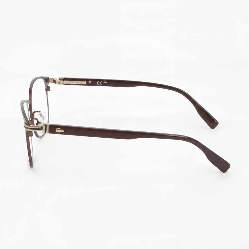 Gafas Lacoste L2530lb Unisex de Policarbonato Marrón Satinado con 52mm de Ancho de Lente, 18mm de Puente, 145mm de Patillas