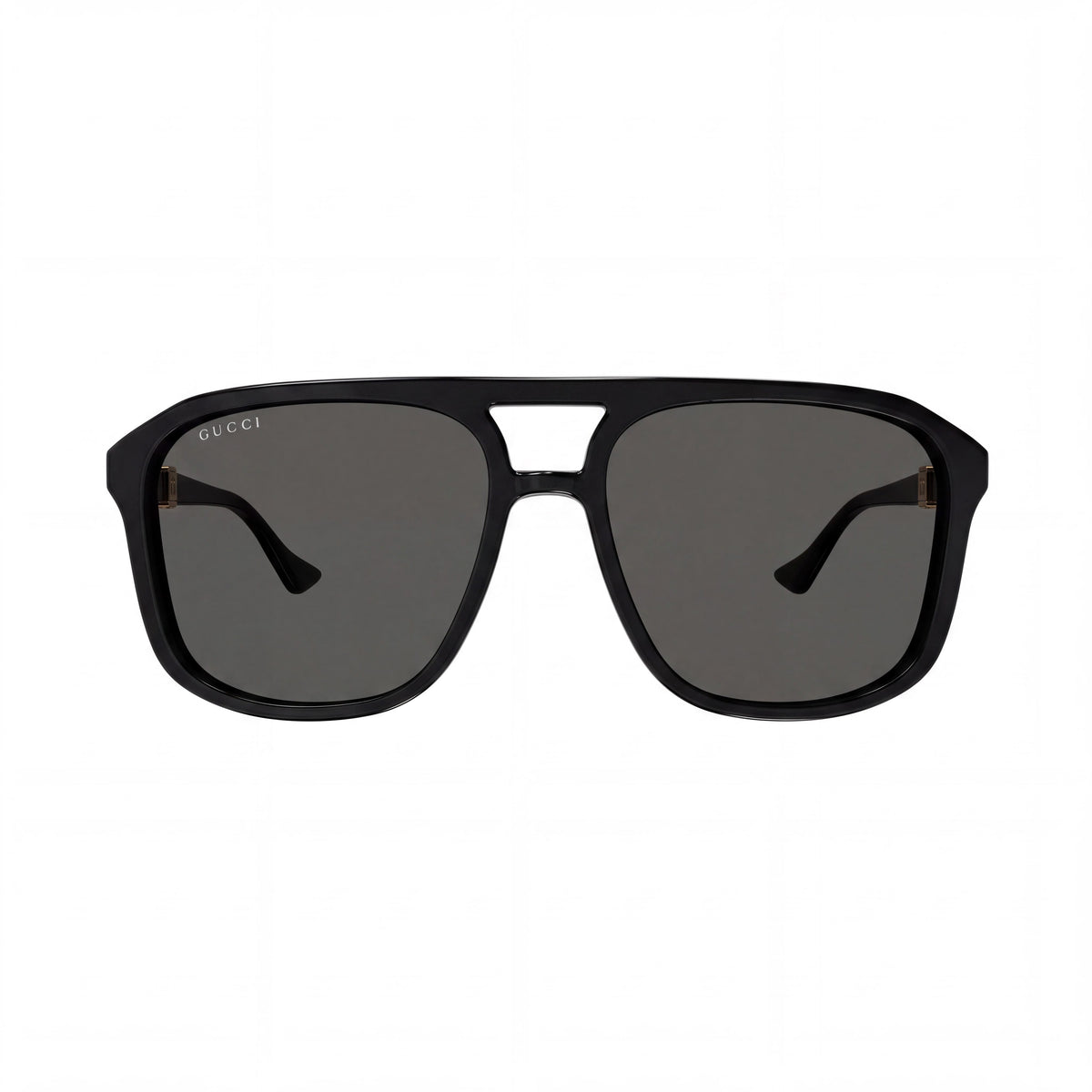 Gafas de sol unisex Gucci GG1494S-001 con montura de plástico gris negro y lentes grises no polarizadas de 57 mm, Photo 2