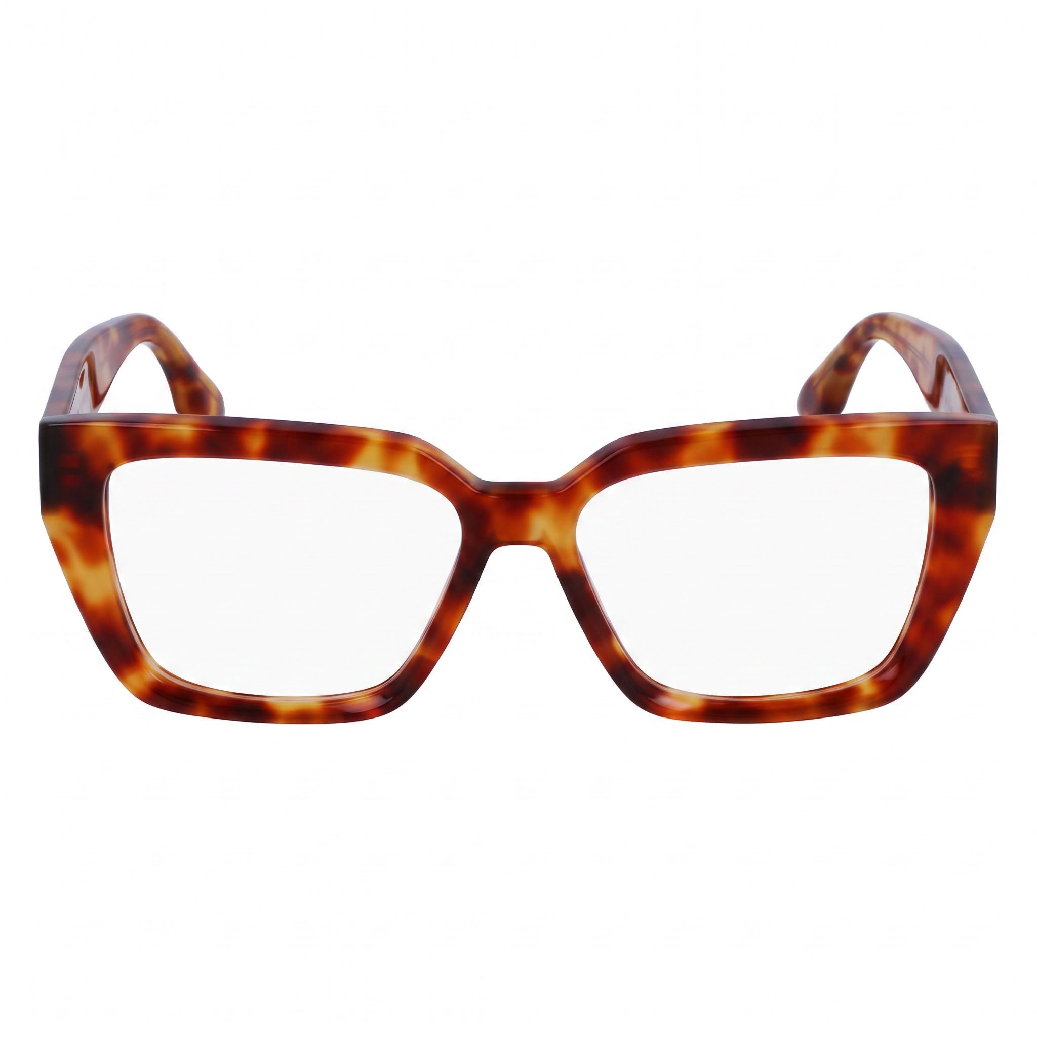 Gafas ópticas de acetato modernas para hombre Victoria Beckham en color Habana rubio, 54 mm de ancho de lente, Photo 2