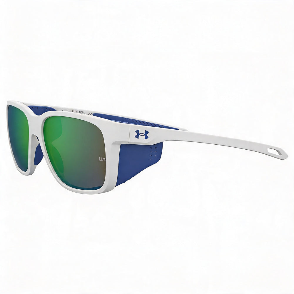 Under Armour Outdoor Women's Polyamide Frame Polarized UV Protected Sunglasses White Blue Green 58mm