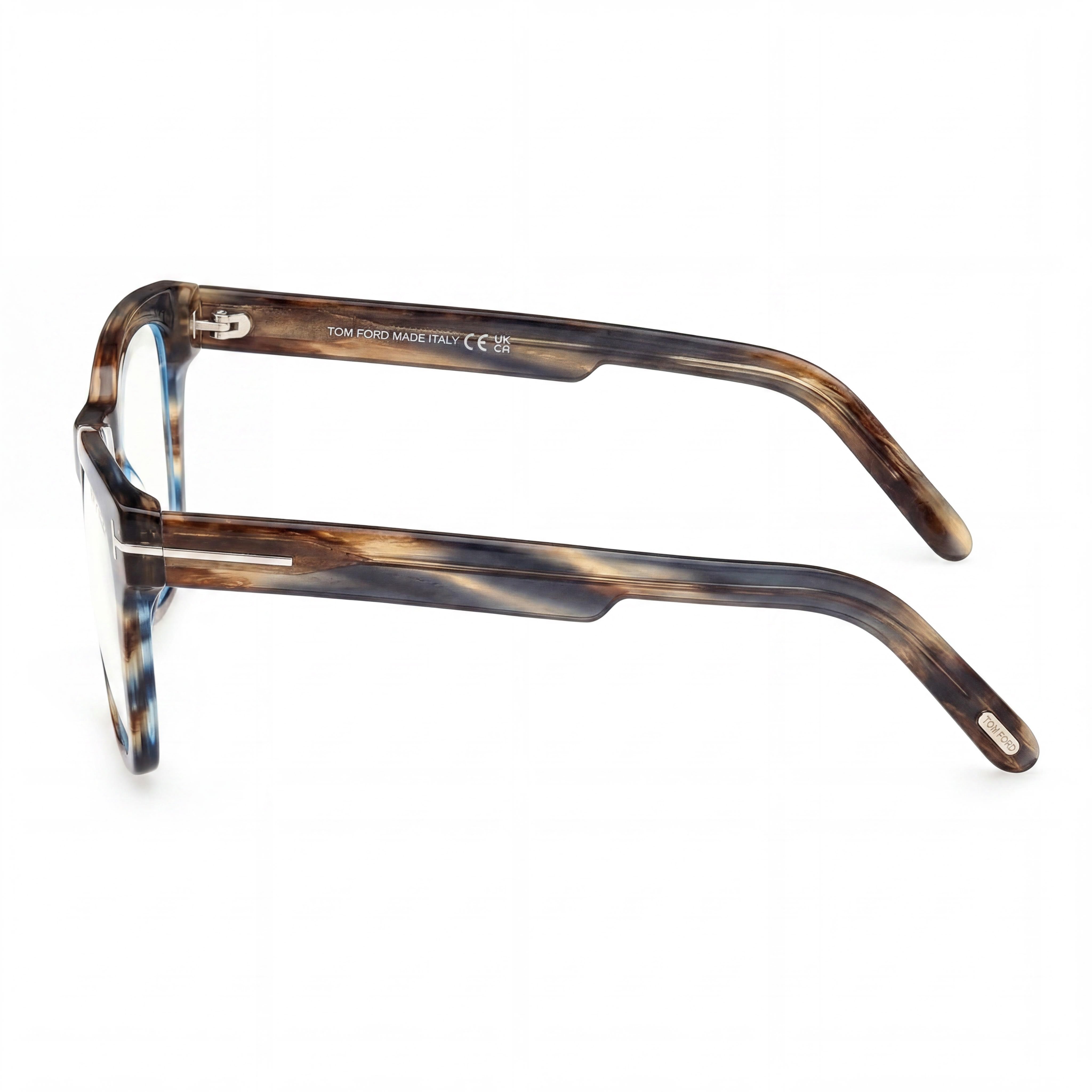 Tom Ford Ft5886-b Men’s Acetate Sunglasses Shiny Tobacco Brown, Palladium 52-20-145, Photo 3