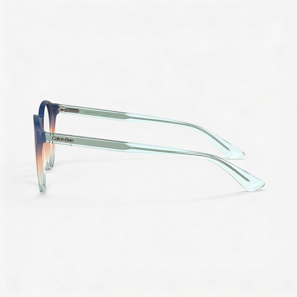 Calvin Klein CK23549 Blue Nude Round Eyeglasses for Women, 50mm