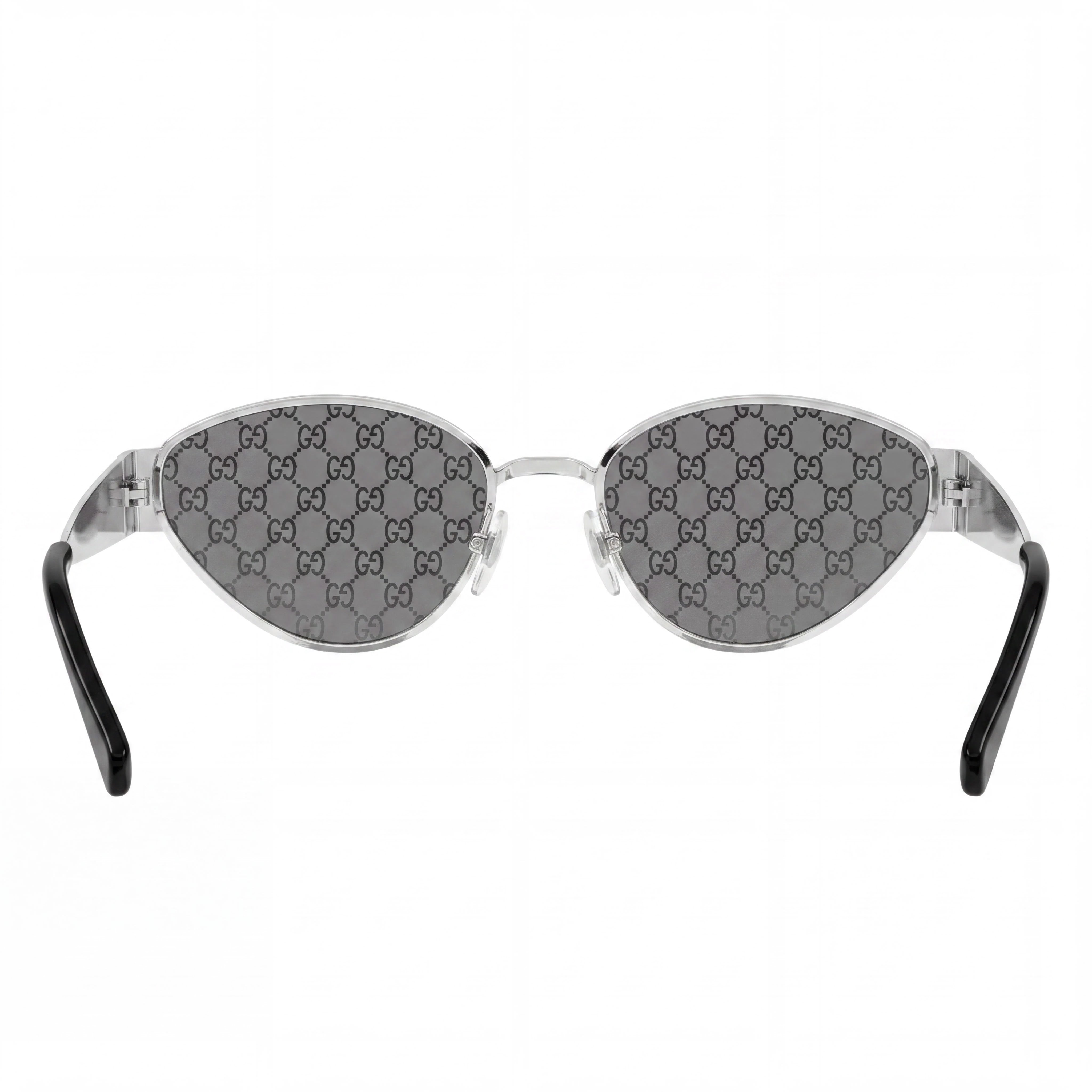 Gucci GG1853S-002 Modern Unisex Sunglasses - Black Frame, Black Lenses (Bridge 18mm, Temple 145mm), Photo 2