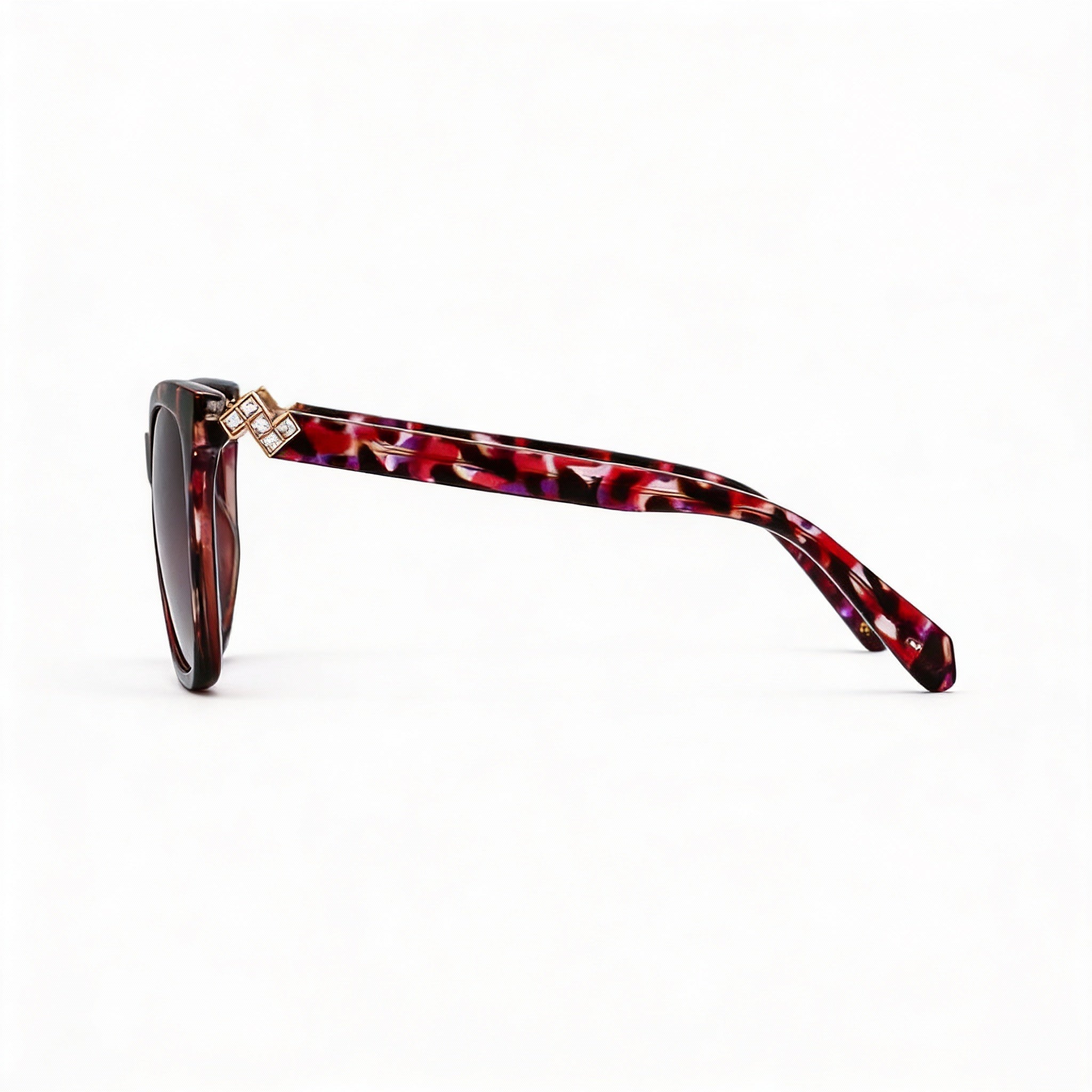 Polaroid Pld 4078/S/X Women's Polarized UV Protection Polycarbonate Sunglasses Burgundy Havana 56mm, Photo 3