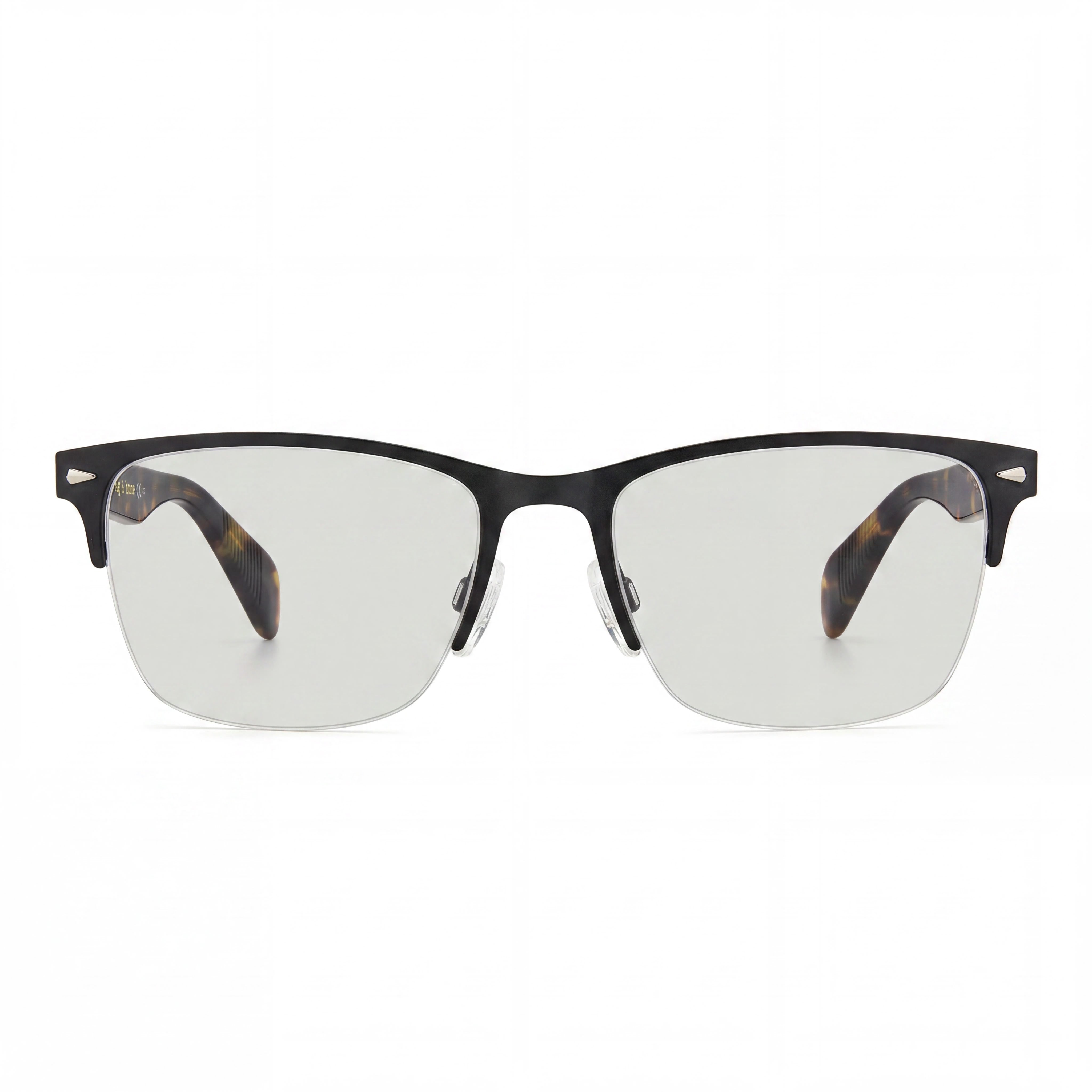 Rag & Bone Rnb 7019 Unisex Sunglasses with Alloy Steel Frame, Matt Black Lenses, 54mm, Photo 1
