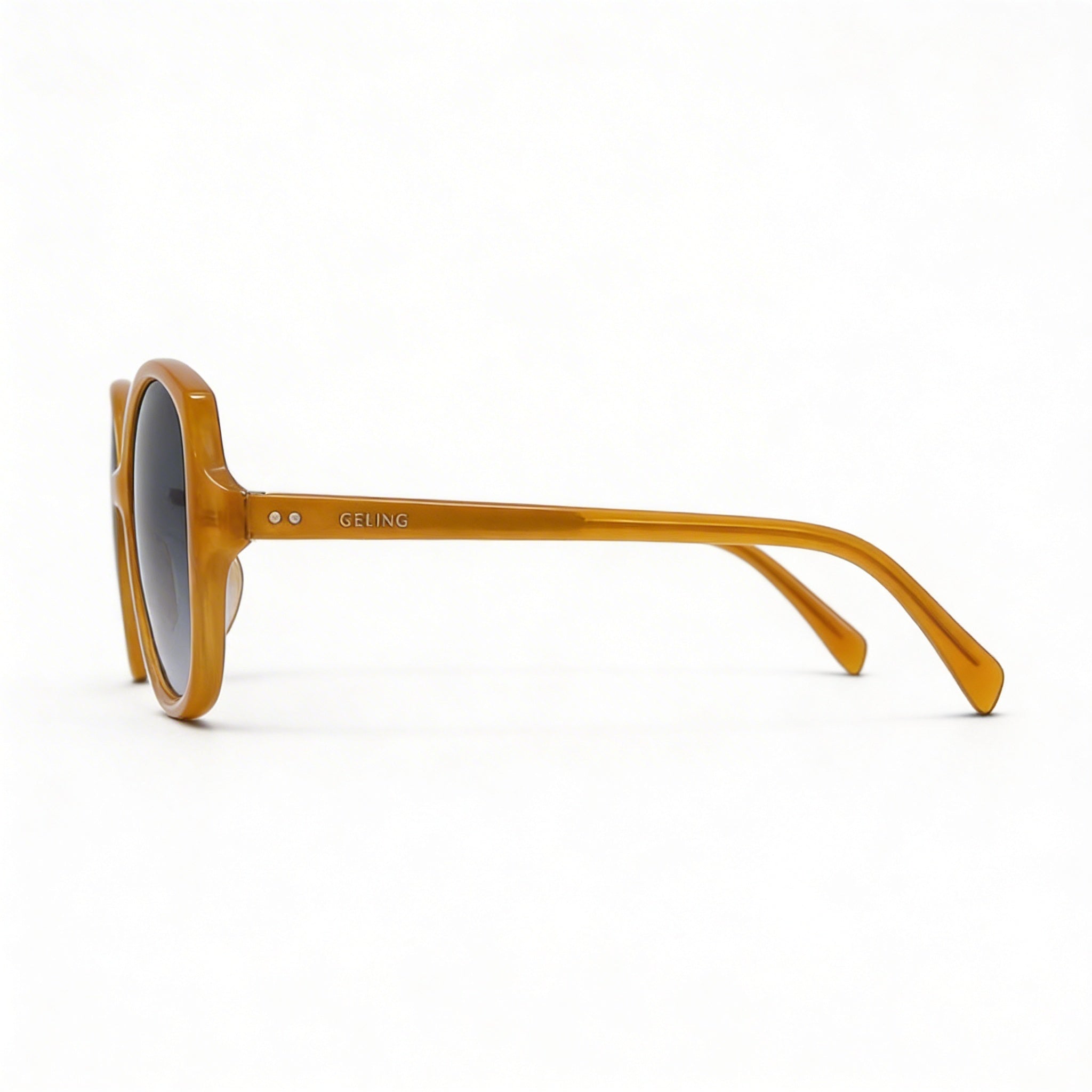 Gafas de sol de acetato Celine para mujer, montura color miel lechoso, lentes degradadas grises RX, 100 % de protección UV, Photo 2