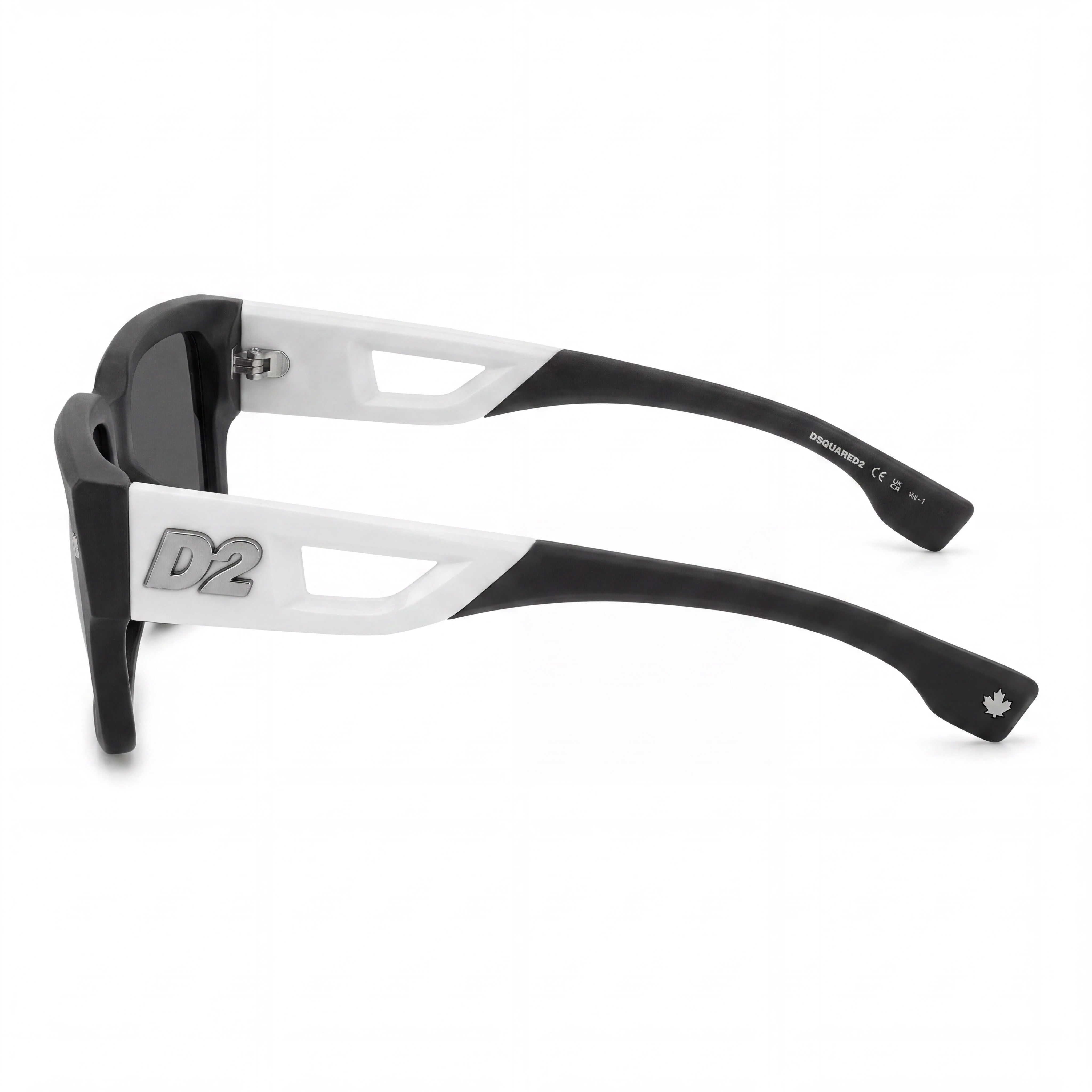 DSQUARED2 Casual Men's Matte Black Polyamide Frame Polycarbonate Lens Eyewear 53-19-145mm, Photo 3