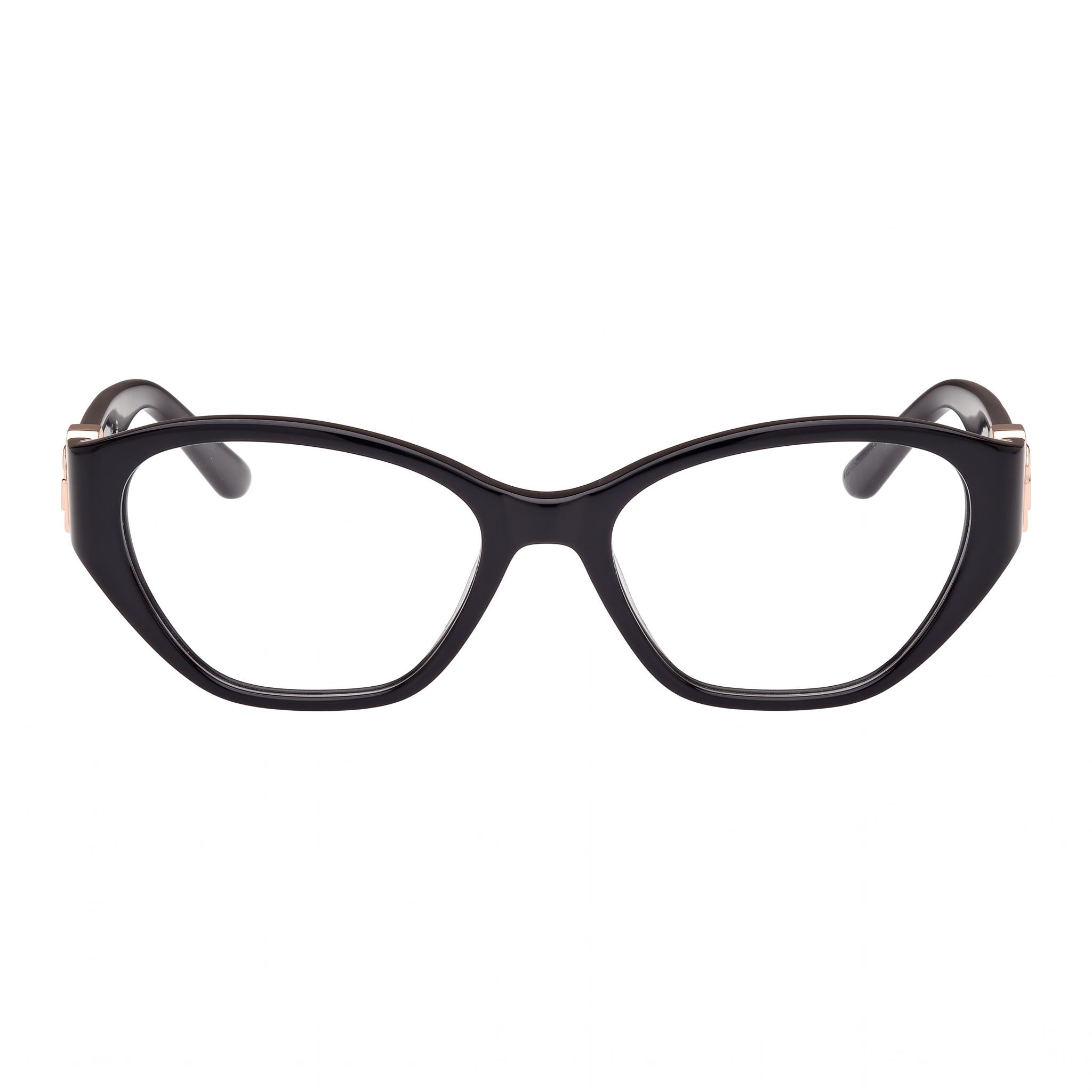 GUESS Women's Gu50119 Shiny Black Plastic Frame Clear Polycarbonate Lens Eyewear 51mm, Photo 2