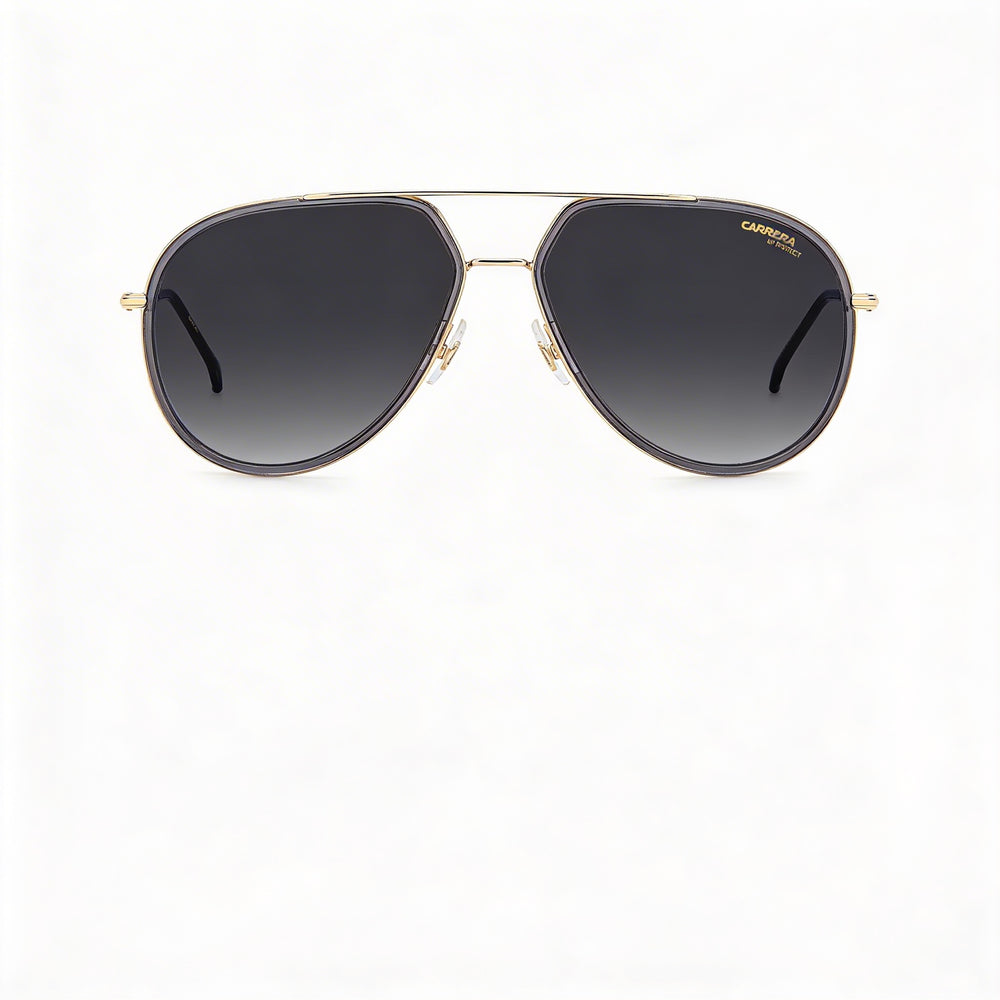 Carrera Sunglasses Carrera 295/S Unisex Pilot Metal Grey Frame Polarized Grey Shaded 100% UV 58mm
