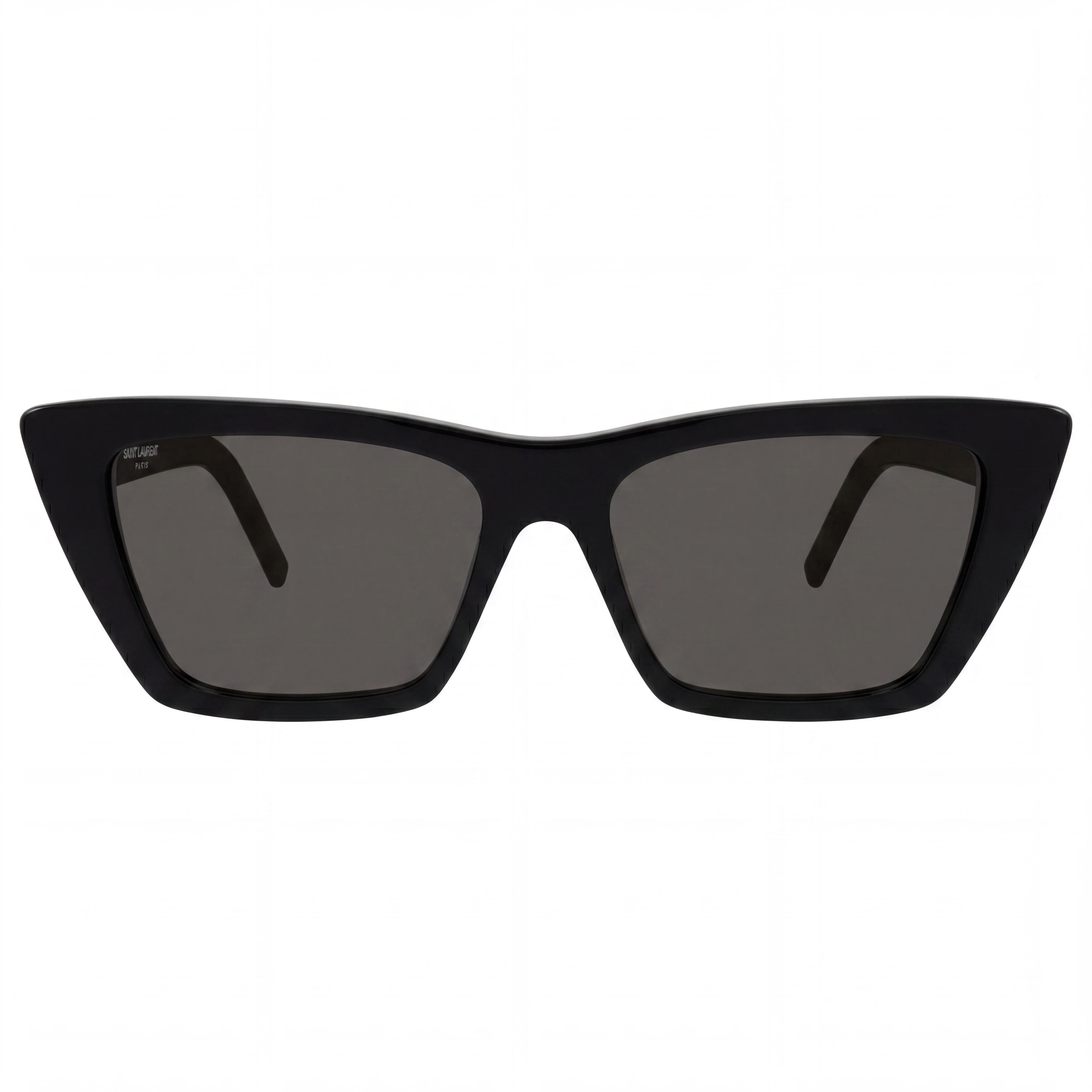 Gafas de sol Saint Laurent Classic para mujer, de plástico, negras y grises, no polarizadas, aptas para lentes recetados, protección UV, 53 mm, Photo 2