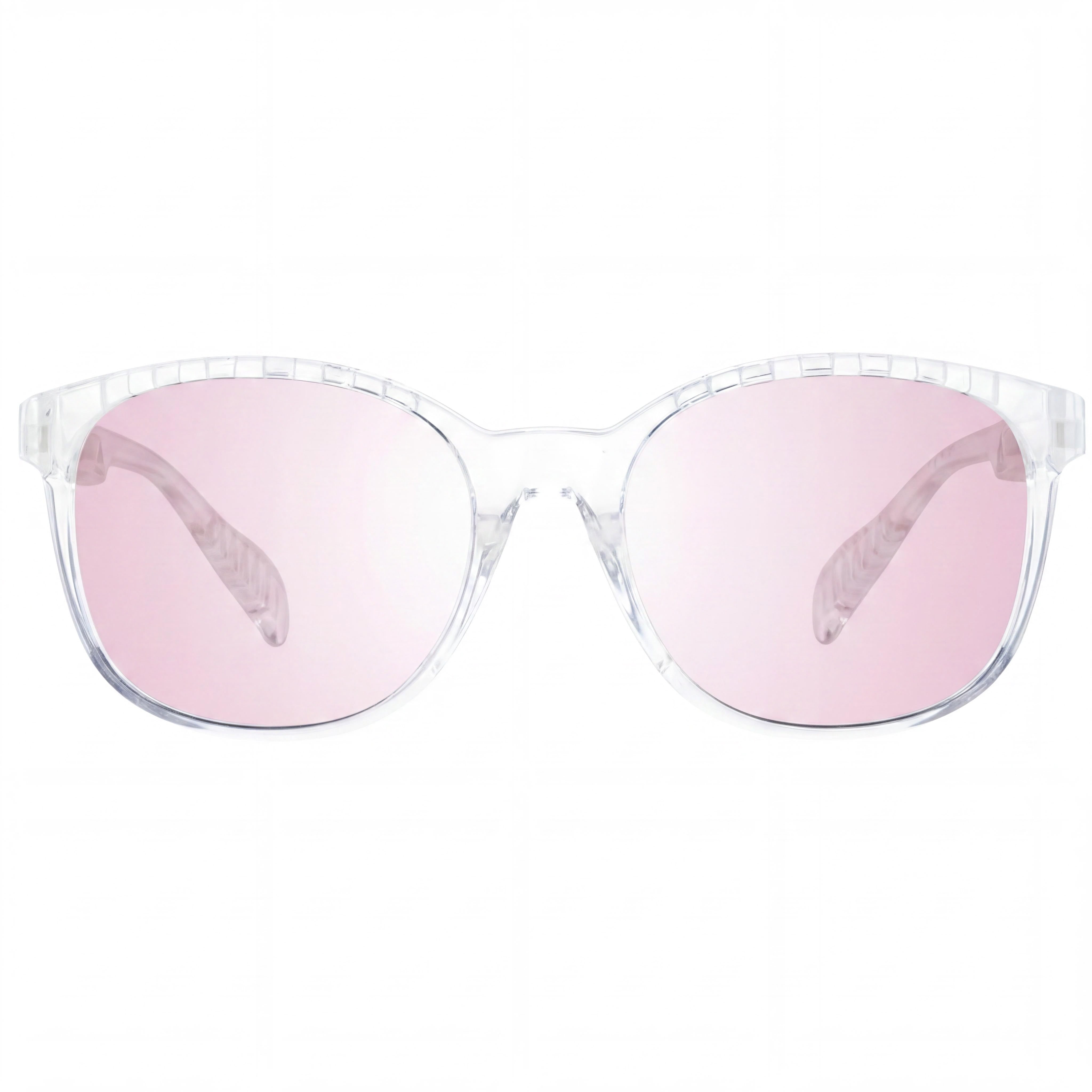 Gafas de sol unisex adidas SP0011 con montura de plástico cristal, lentes marrones espejadas no polarizadas, protección UV, 58 mm, Photo 2