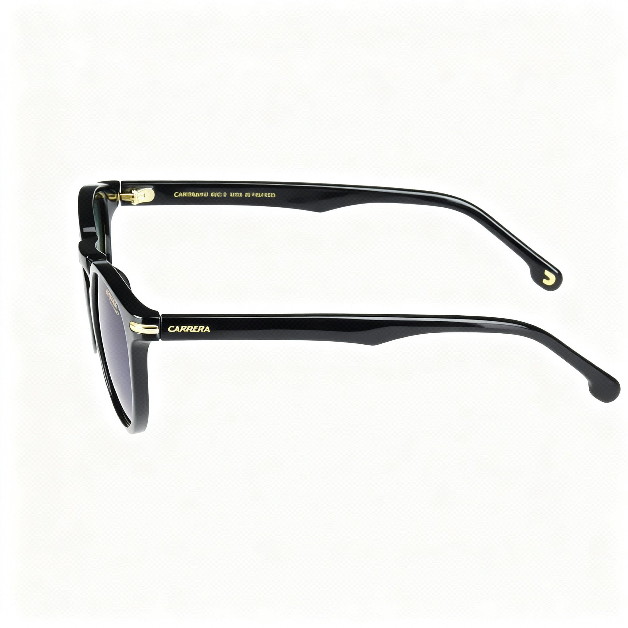 Carrera Modern Unisex Black Polyamide Sunglasses with UV Protected Non-Polarized Green-Grey Polycarbonate Lenses, 50mm