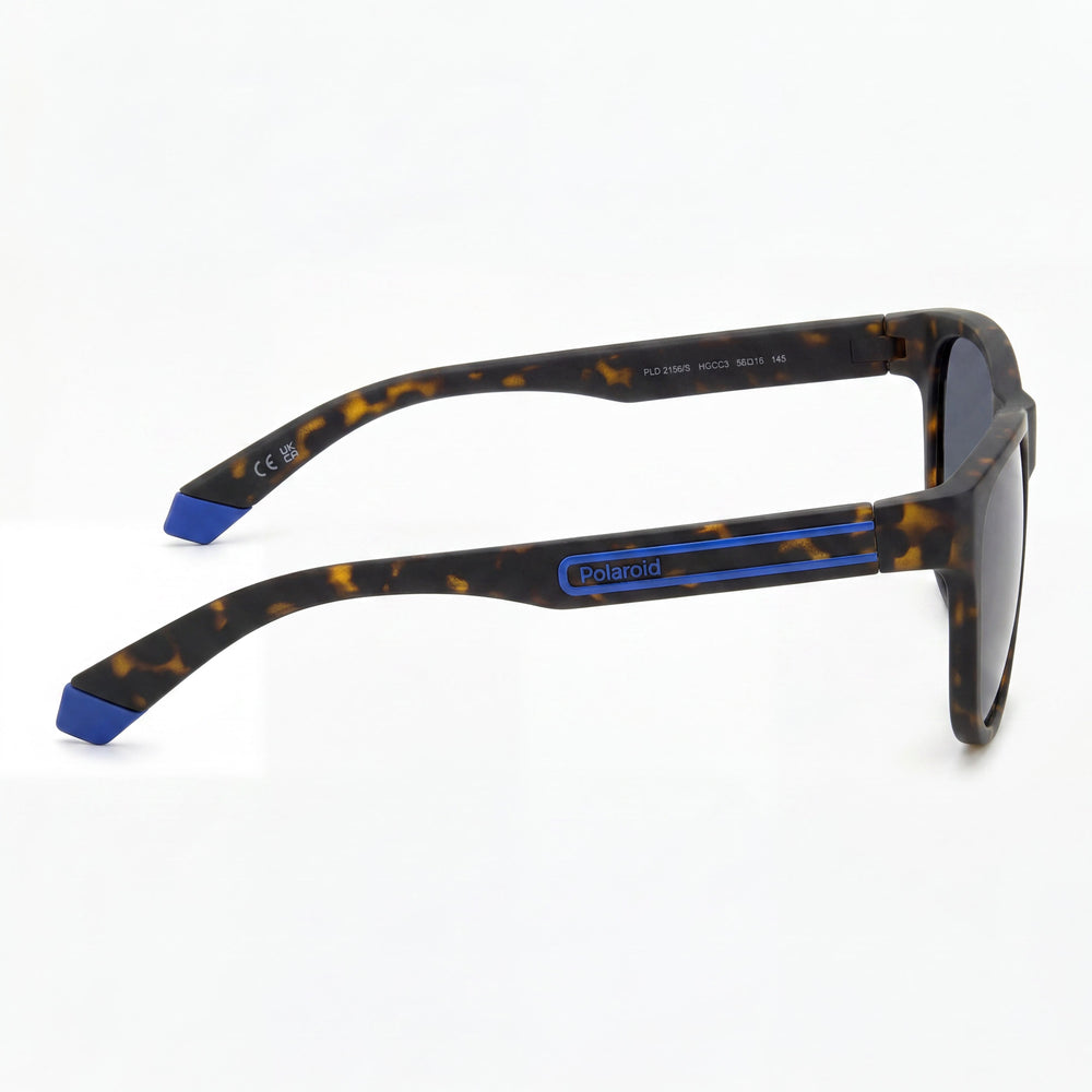 Polaroid PLD 2156/S Unisex Casual Polarized UV Protect Polycarbonate Matte Brown Havana Sunglasses 56-16-140