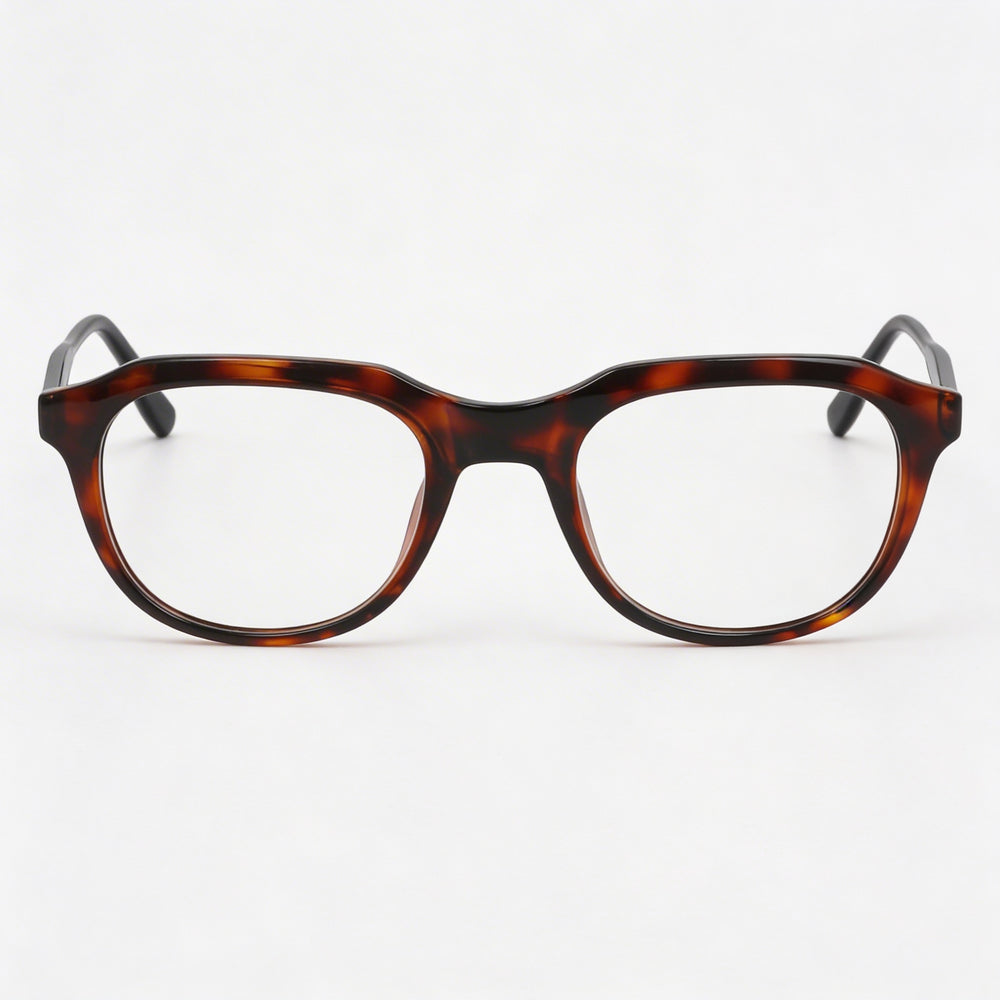 McAllister Mc4537 Unisex Tortoise Acetate Eyeglasses Frames with 50mm Lens Width, 21mm Bridge, 140mm Temples