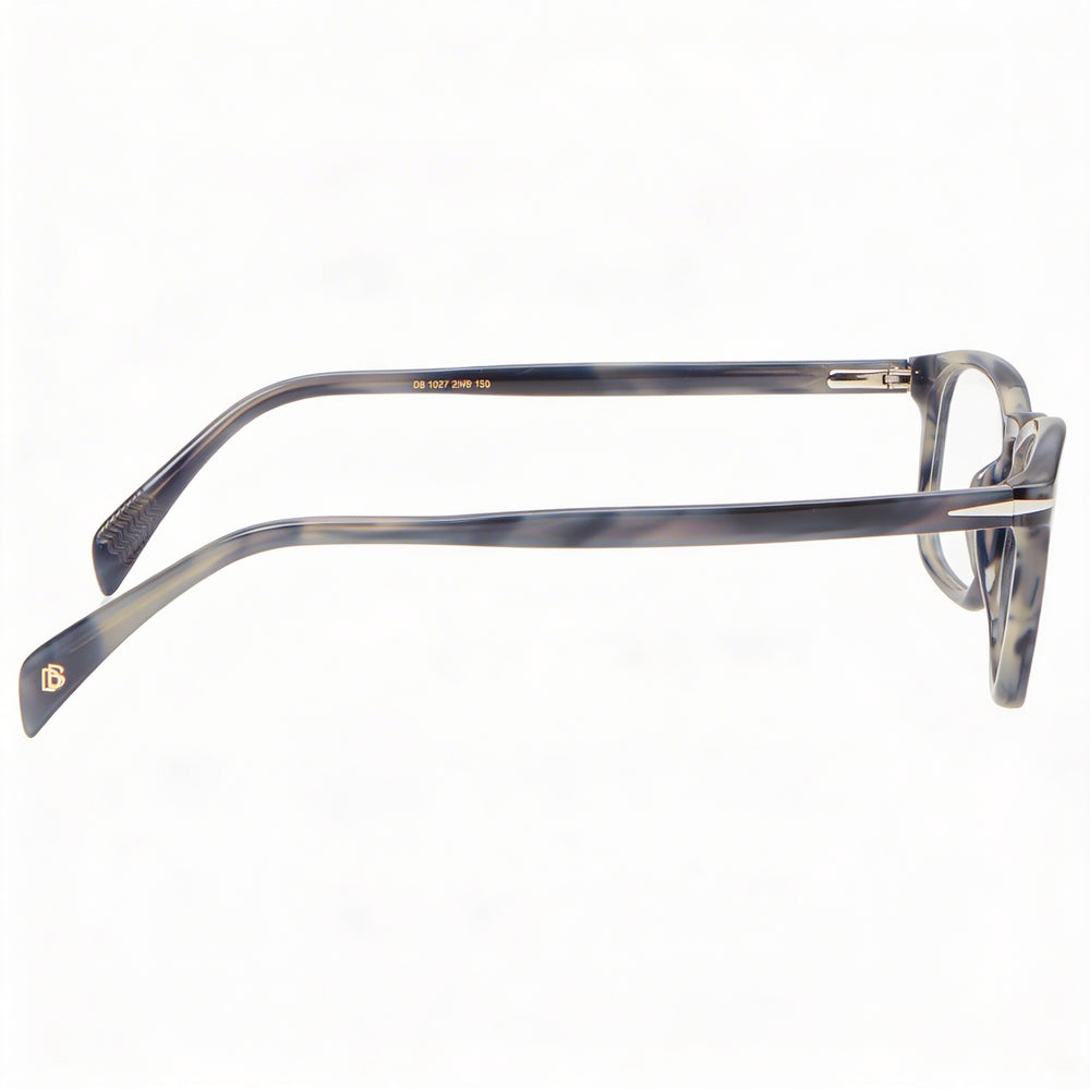 Gafas de plástico David Beckham Db 1027 para hombre, color gris, con lentes de 51 mm de ancho, puente de 150 mm de ancho y patillas de 19 mm de largo.