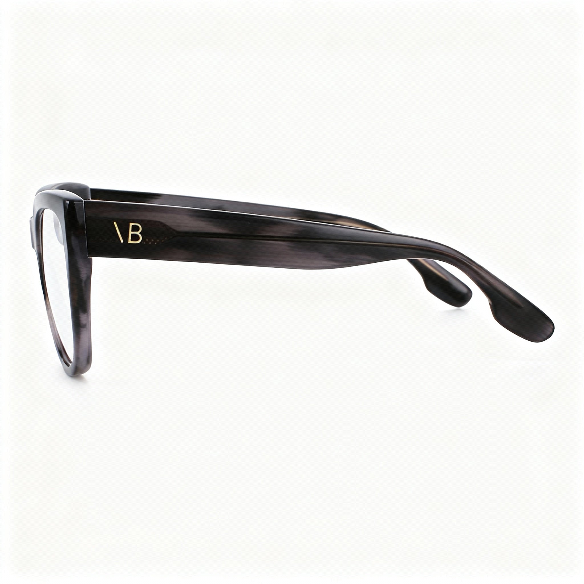 Victoria Beckham VB2674 Women's Striped Grey Optical Frames | Lens 53mm Bridge 17mm Temple 140mm, Photo 3