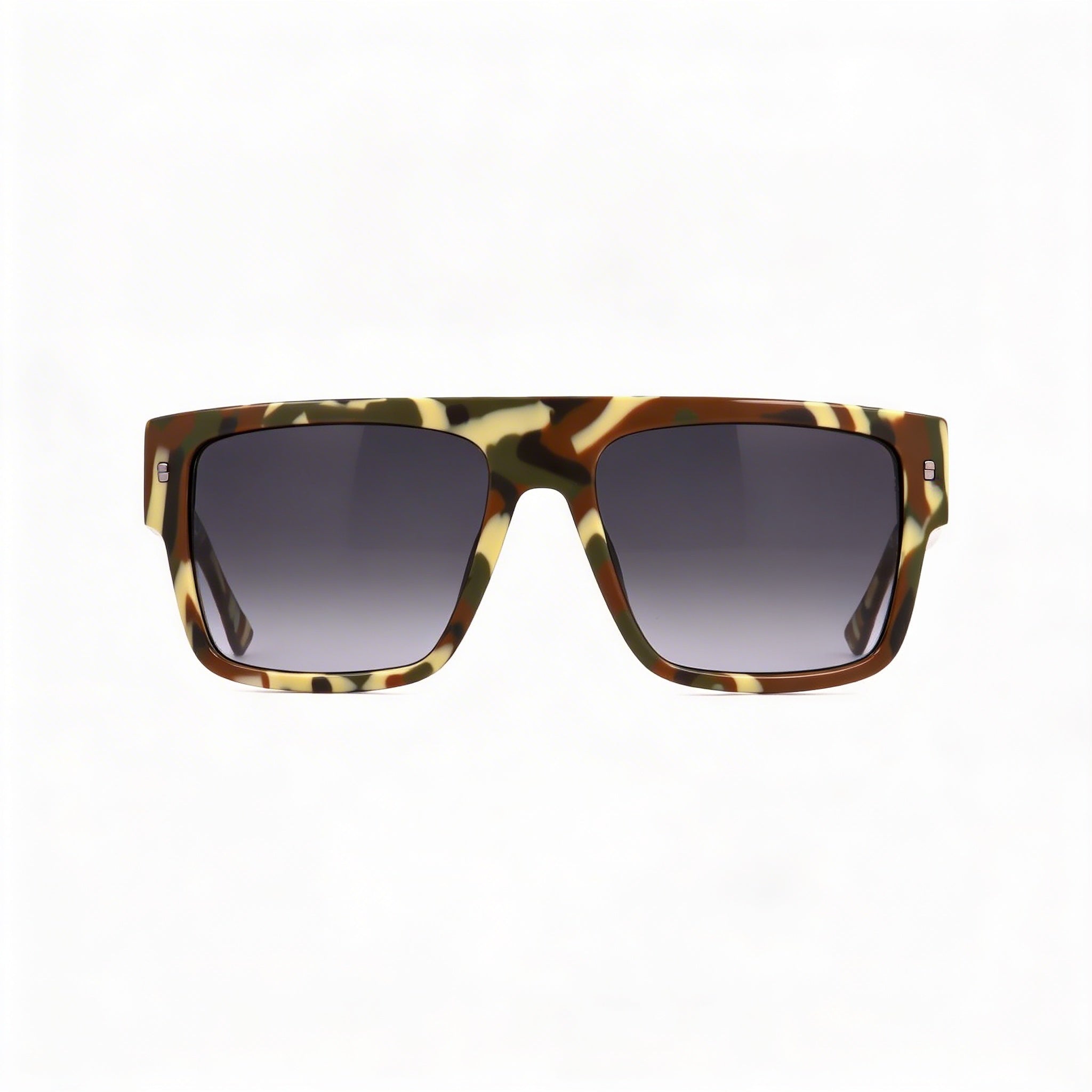 DSQUARED2 Icon 0003/S Camo Plastic Unisex Sunglasses, Gray Gradient Lenses, UV Protection 56-18-145, Photo 3