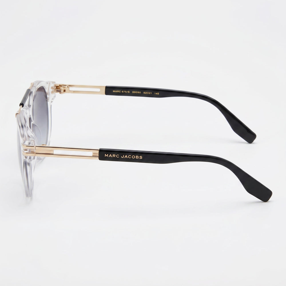 Gafas de sol Marc Jacobs Classic para hombre de acetato de cristal gris oscuro degradado no polarizadas UV 400 de 52 mm