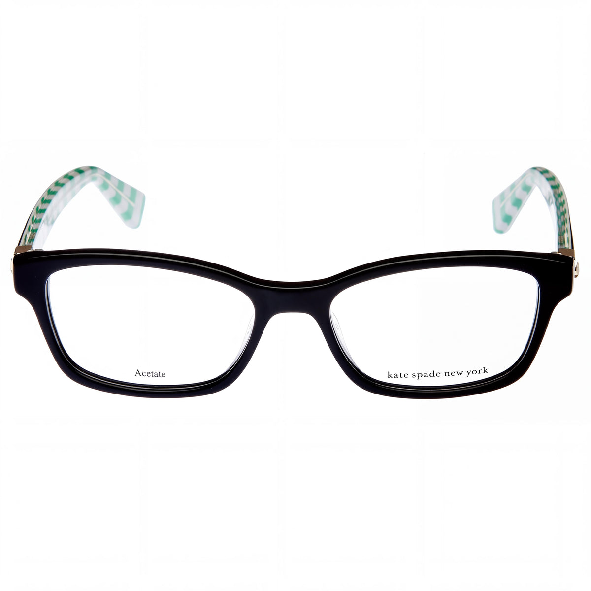 Gafas ópticas modernas de acetato para mujer Renne de kate spade new york, color negro, 50 mm, Photo 2