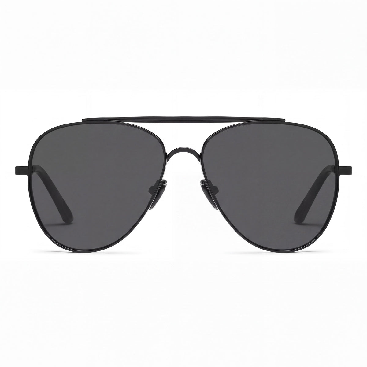 Gafas de sol para hombre QUAY AUSTRALIA Free Fall, metal negro/ahumado, polarizadas, con protección UV, 60 mm, Photo 2