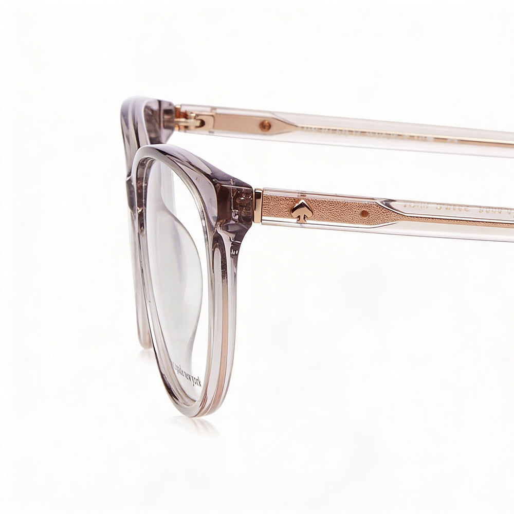 kate spade new york Modern Unisex Grey Acetate Frame Sunglasses with Grey Polycarbonate Lenses 53-14-145mm