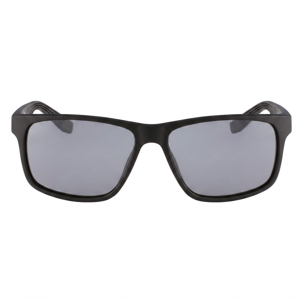 Nike Cruiser Ev0834 Women's Plastic Matte Black with Grey Silver Frame Grey with Silver Flash Lens UV Protected Non-Polarized 59mm