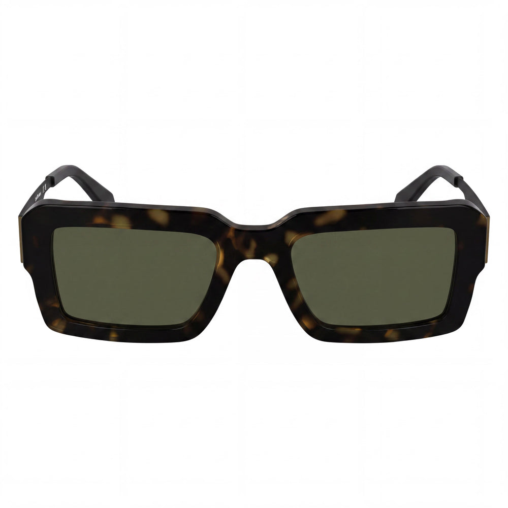 Calvin Klein Ckj25606s Unisex Dark Havana Plastic Frame Solid Brown UV Protected Non-Polarized Lenses 52mm