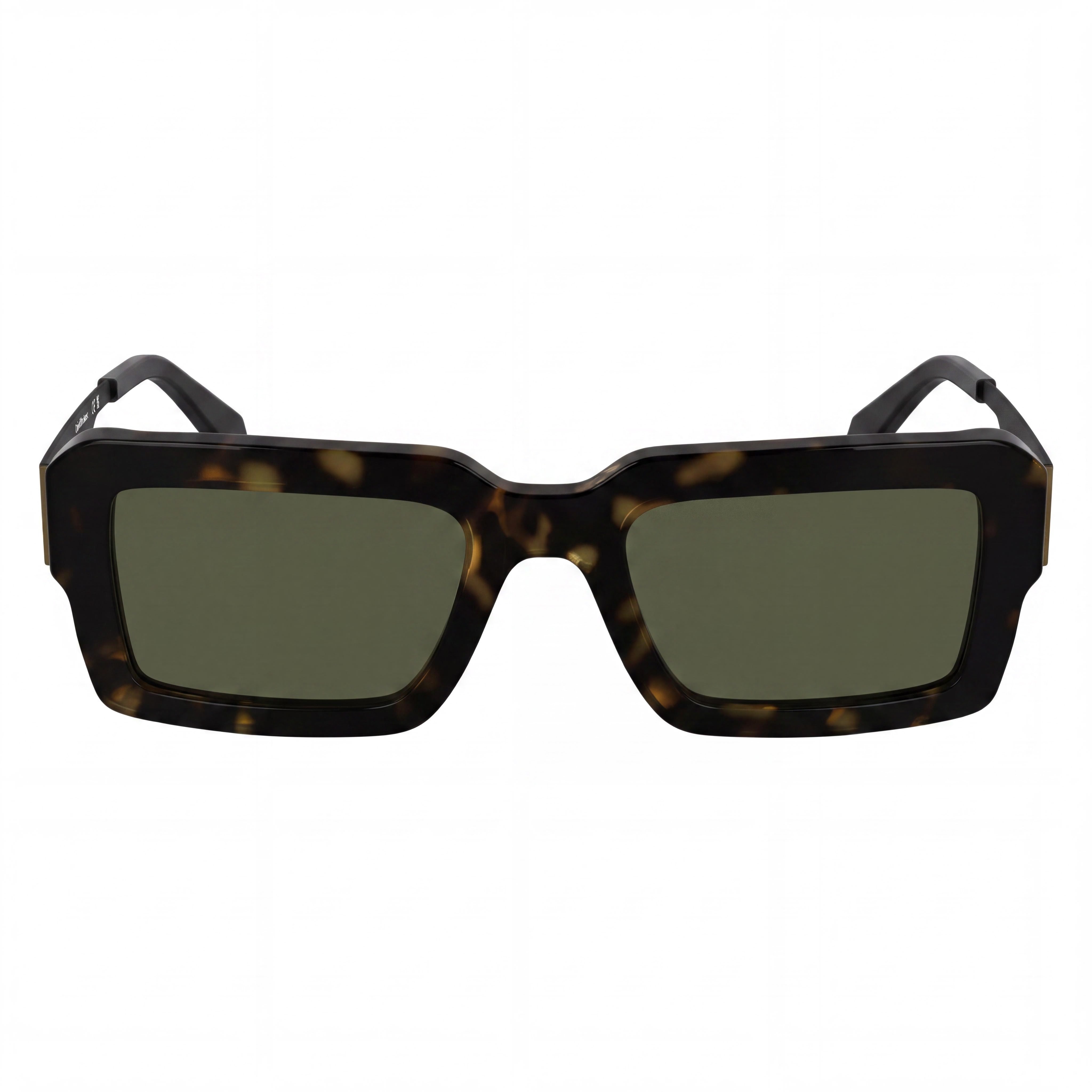 Calvin Klein Ckj25606s Unisex Dark Havana Montura de Plástico Lentes Marrones Sólidas con Protección UV Sin Polarizar 52mm, Photo 2