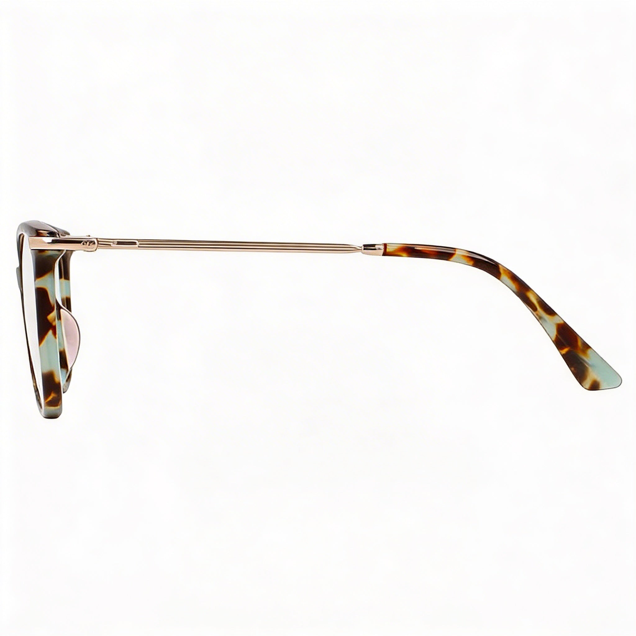 Calvin Klein Modern Women's Polarized Aqua Tortoise Acetate Frame Polycarbonate Lens Sunglasses 54mm, Photo 2