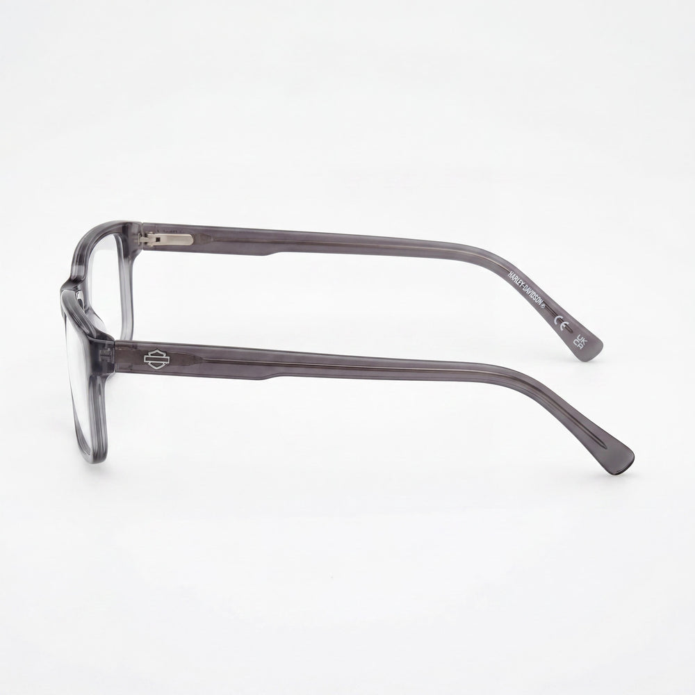 Gafas profesionales Harley-Davidson unisex, montura de plástico gris mate, ancho de lente 60 mm, ancho de puente 17 mm, longitud de patilla 145 mm