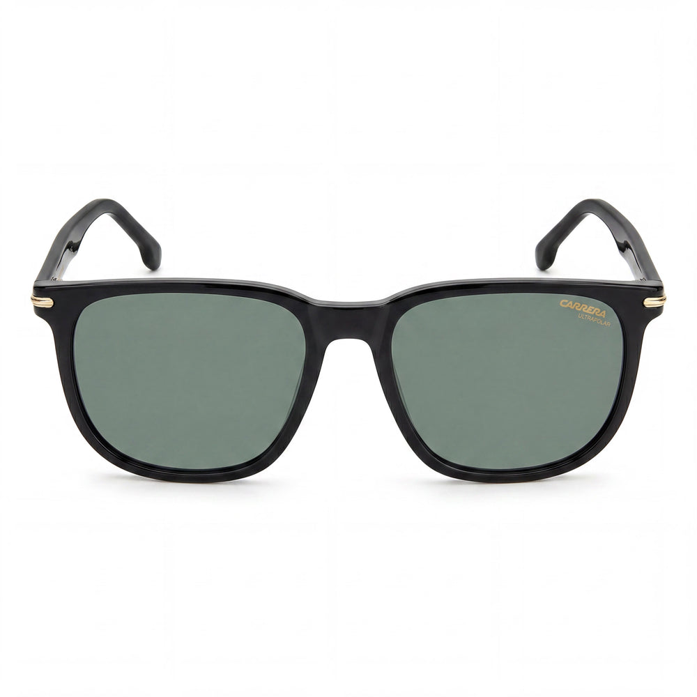 Carrera Modern Women’s Black Lightweight Polyamide Frame Green Grey UV 400 Sunglasses 54-18-145mm